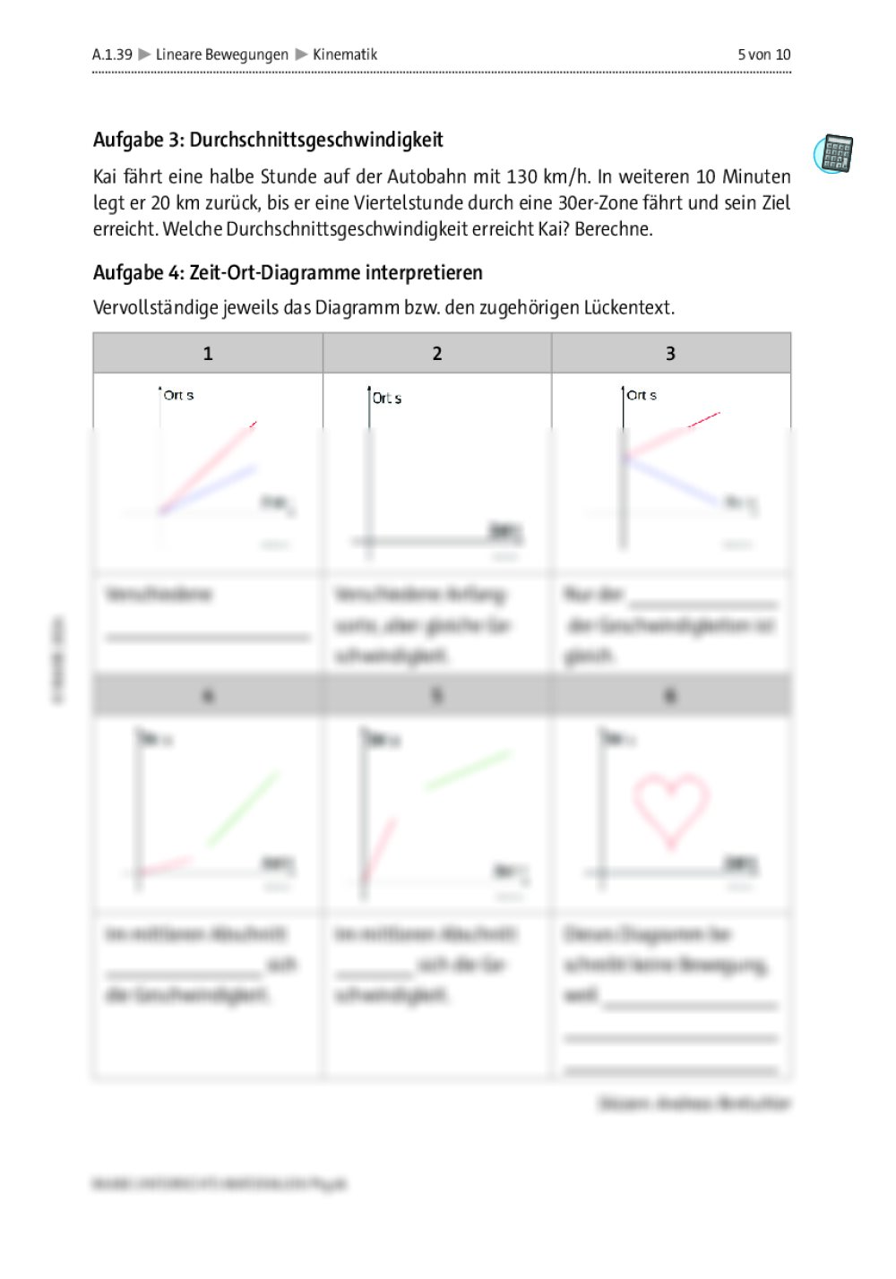 Grundlagen Der Kinematik RAAbits Online