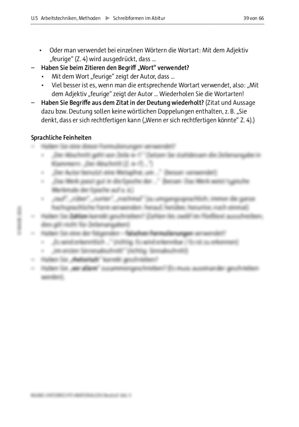 Schreibformen Im Abitur Interpretation Literarischer Texte RAAbits