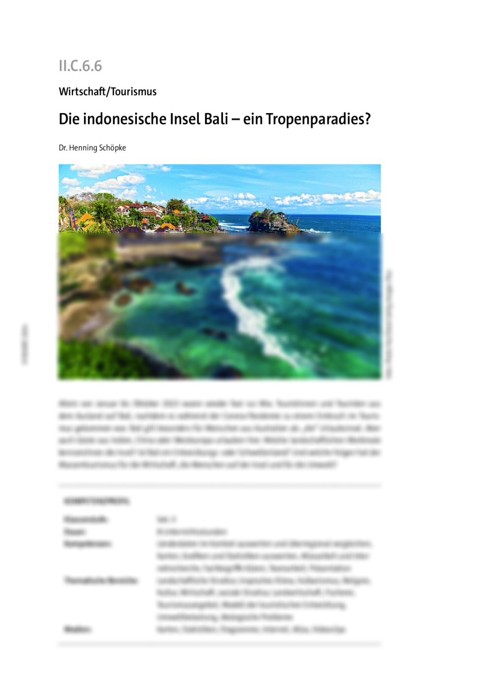 Die indonesische Insel Bali  - Seite 1