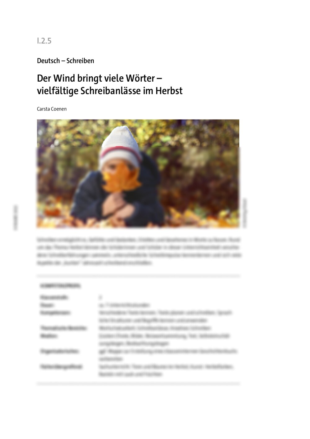 Der Wind bringt viele Wörter - Seite 1