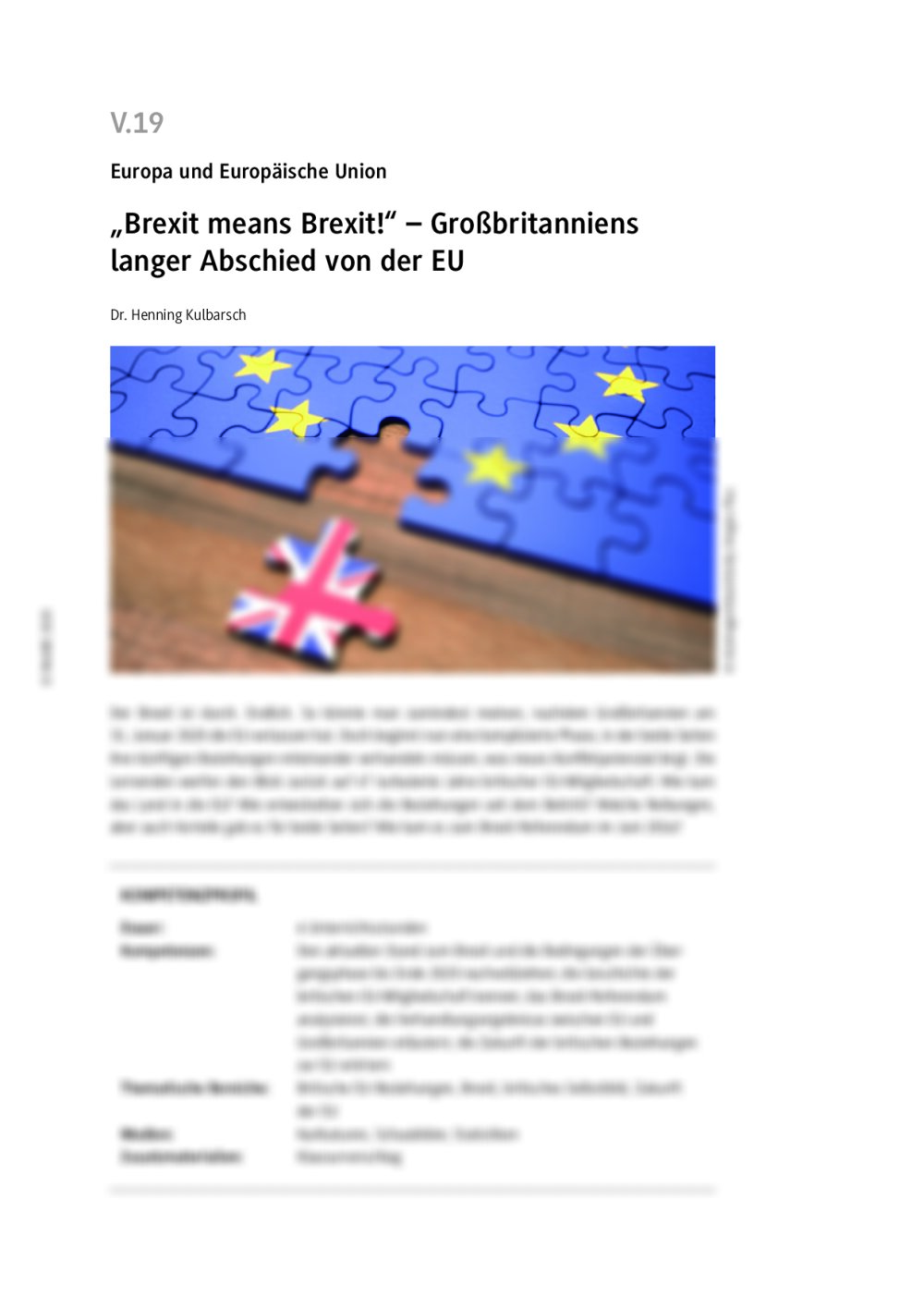 "Brexit means Brexit!" - Seite 1