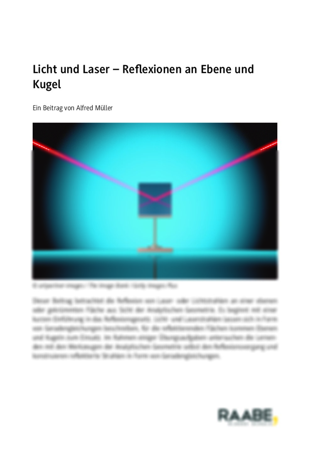 Licht und Laser - Seite 1