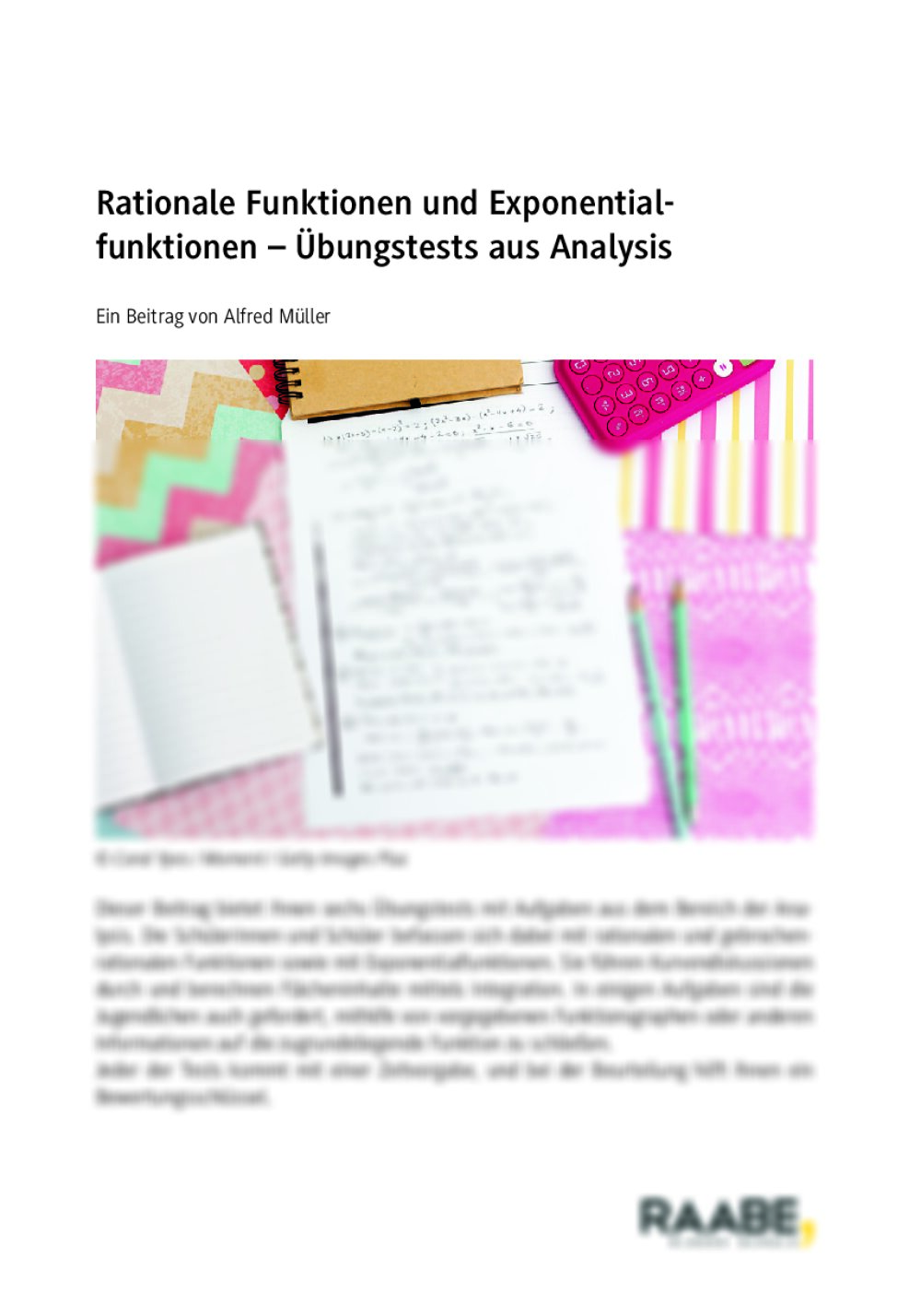 Rationale Funktionen und Exponentialfunktionen  - Seite 1