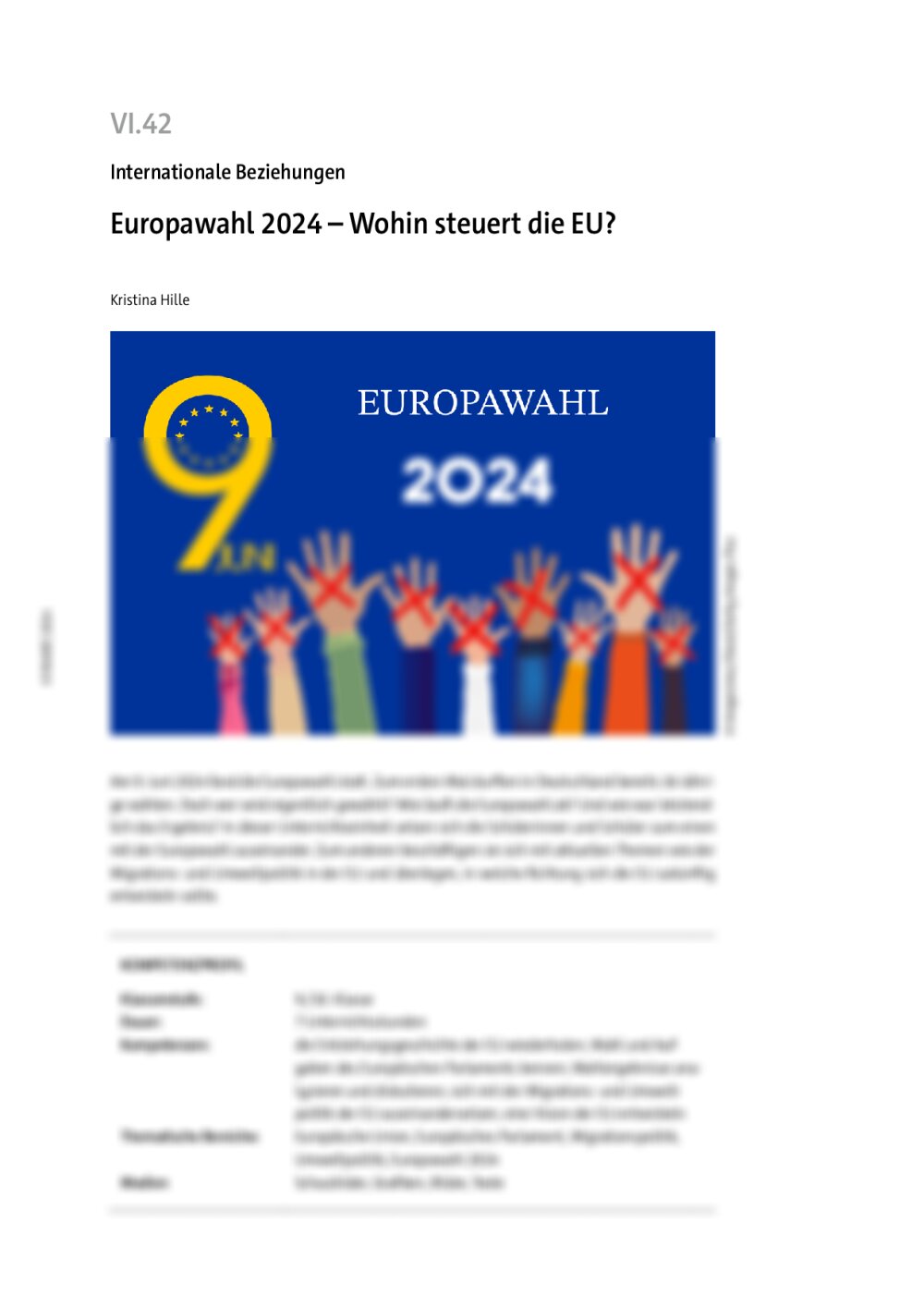 Europawahl 2024  - Seite 1