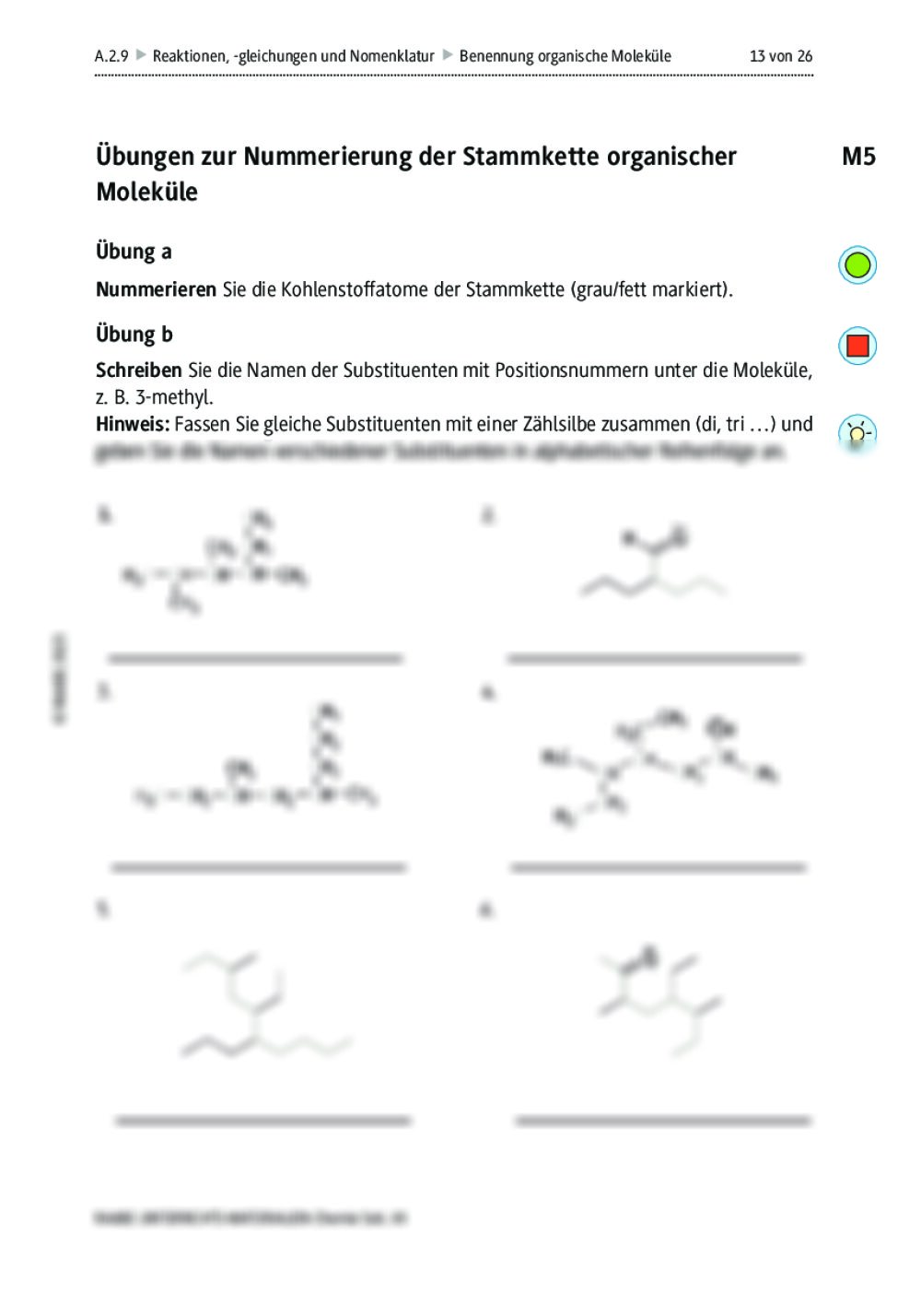 Benennung Organischer Moleküle | RAAbits Online