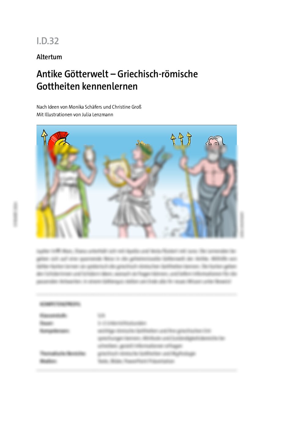 Antike Götterwelt - Seite 1