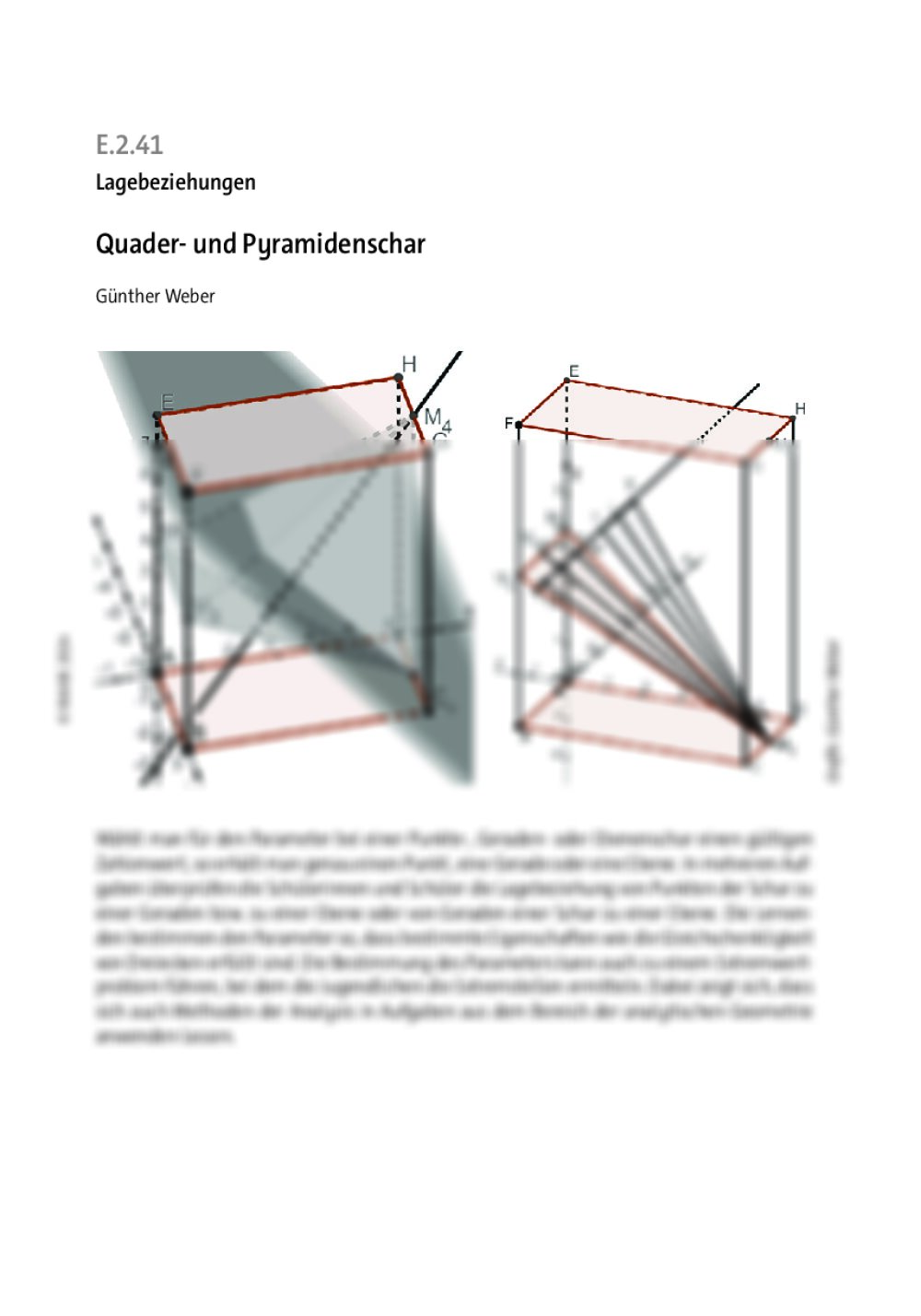 Quader- und Pyramidenschar - Seite 1