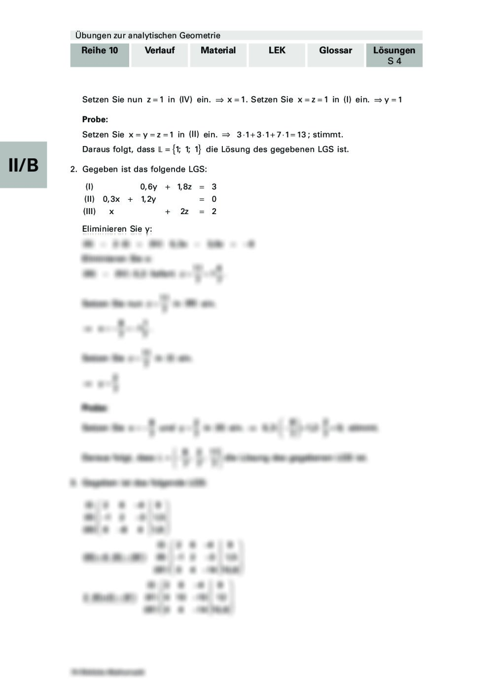 Übungen Zur Analytischen Geometrie | RAAbits Online