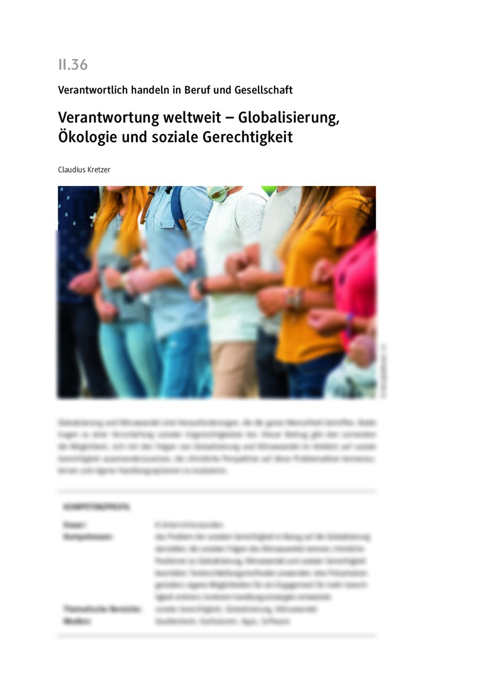 Verantwortung weltweit –  - Seite 1