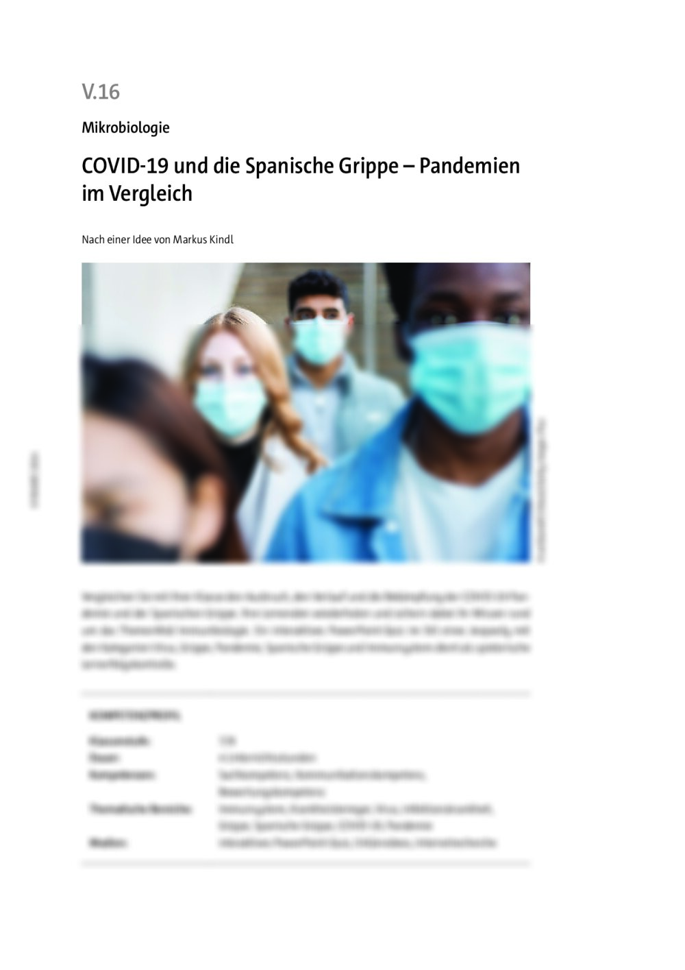 COVID-19 und die Spanische Grippe  - Seite 1