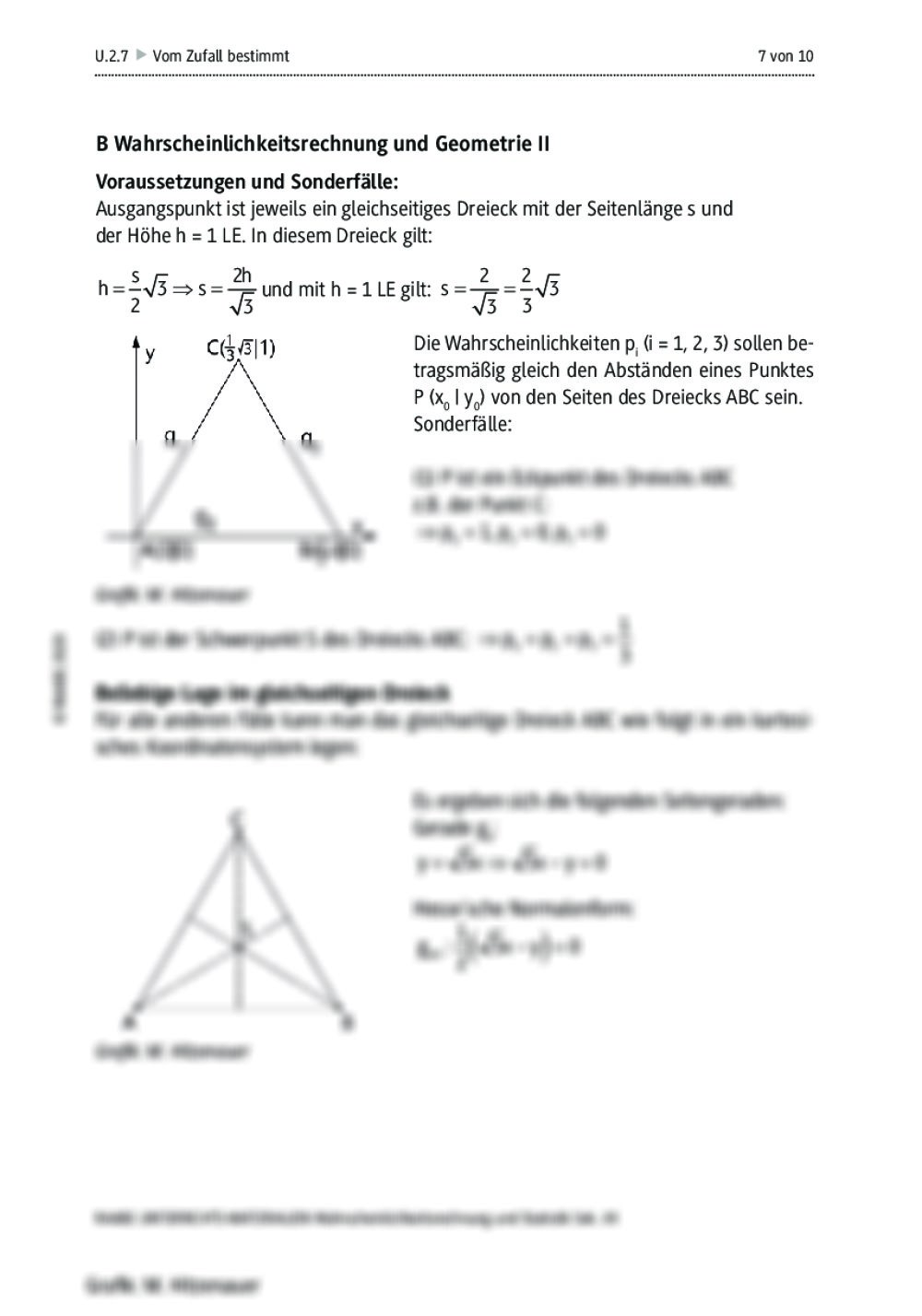 Stochastik Mit Geometrie Und Analysis | RAAbits Online