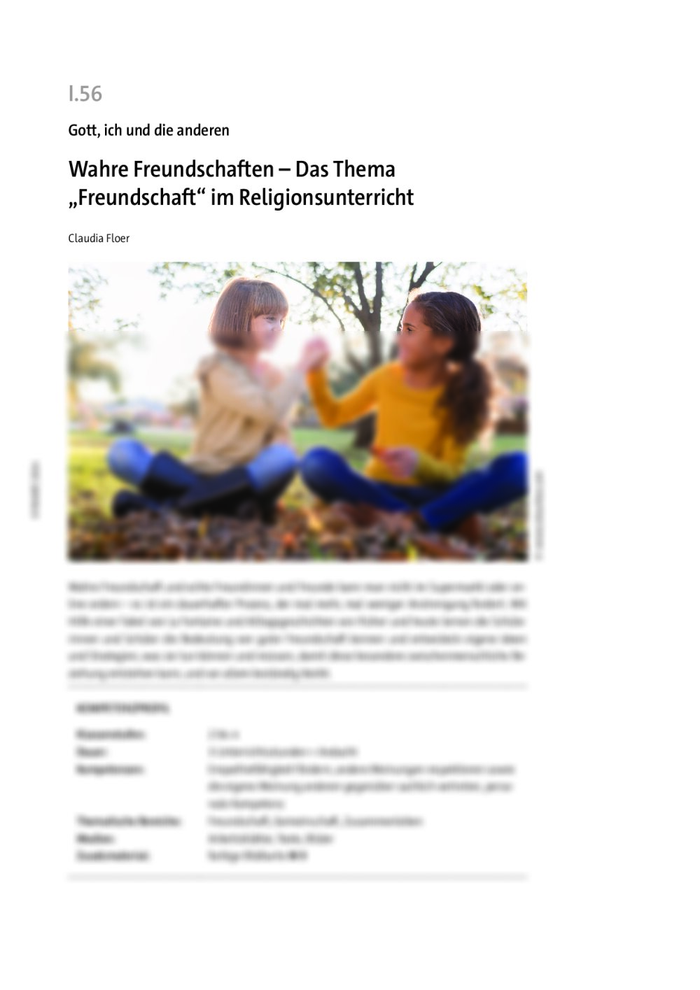 Wahre Freundschaften  - Seite 1