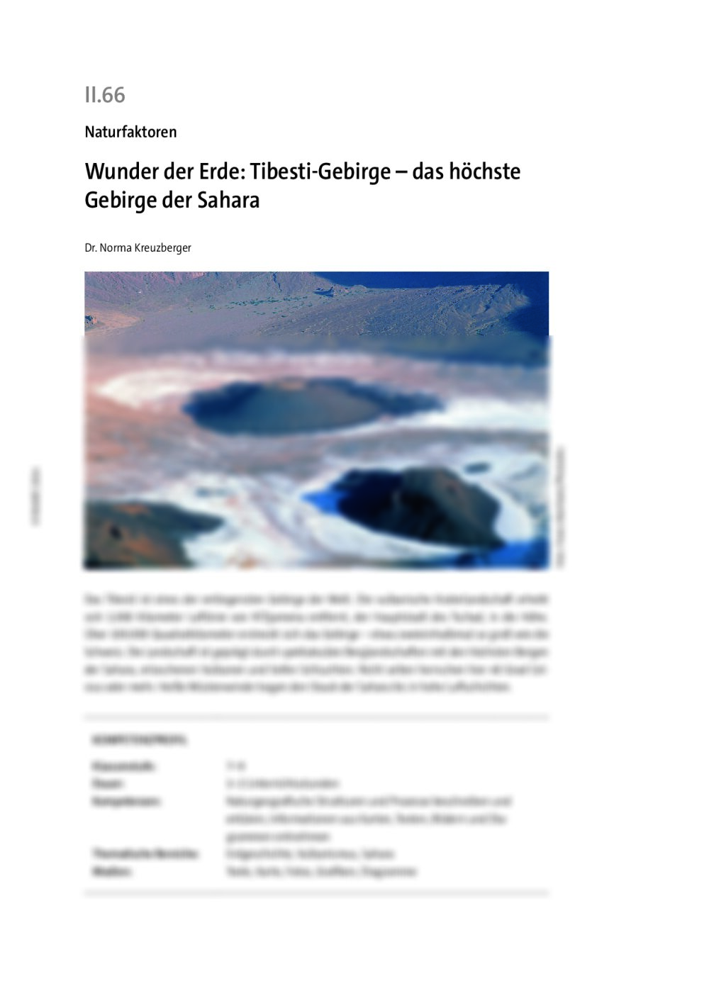 Wunder der Erde: Tibesti-Gebirge  - Seite 1