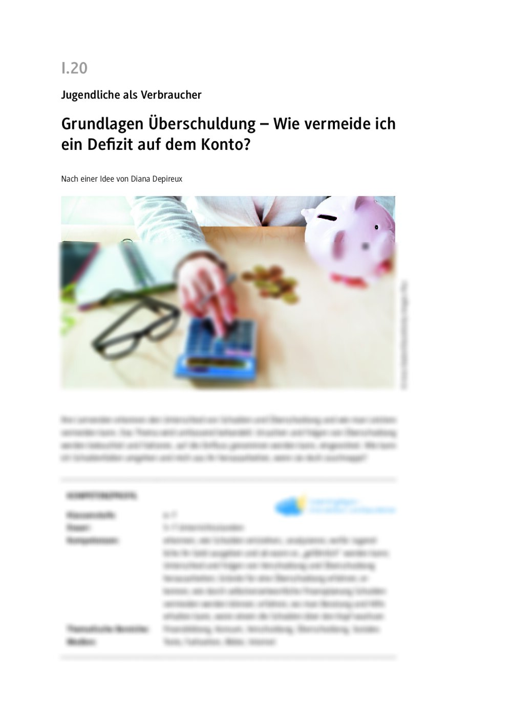 Grundlagen Überschuldung - Seite 1