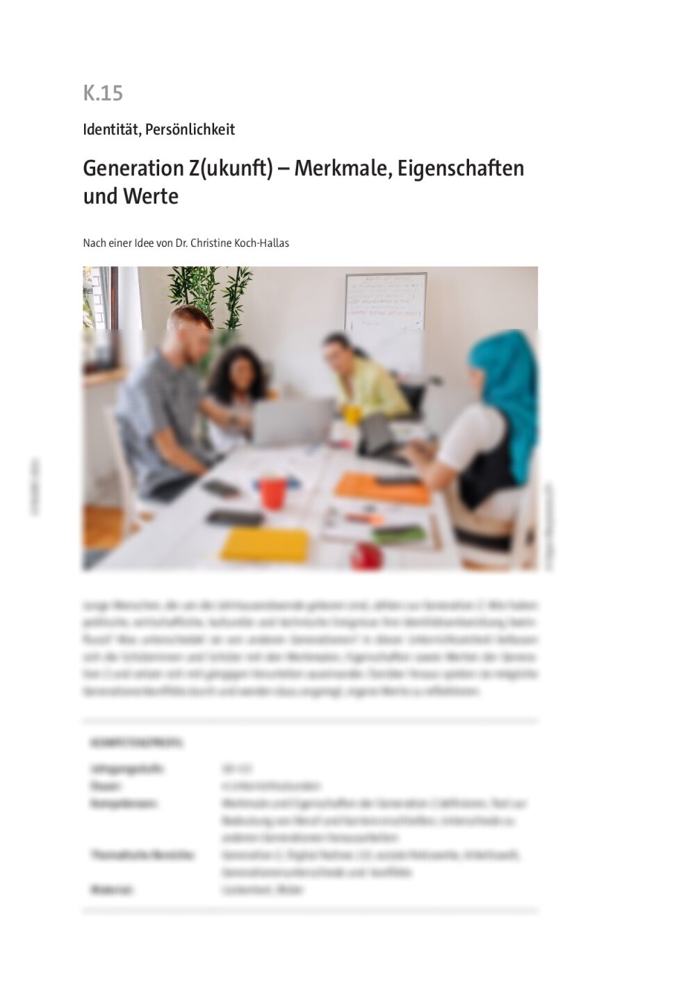 Generation Z(ukunft) - Seite 1