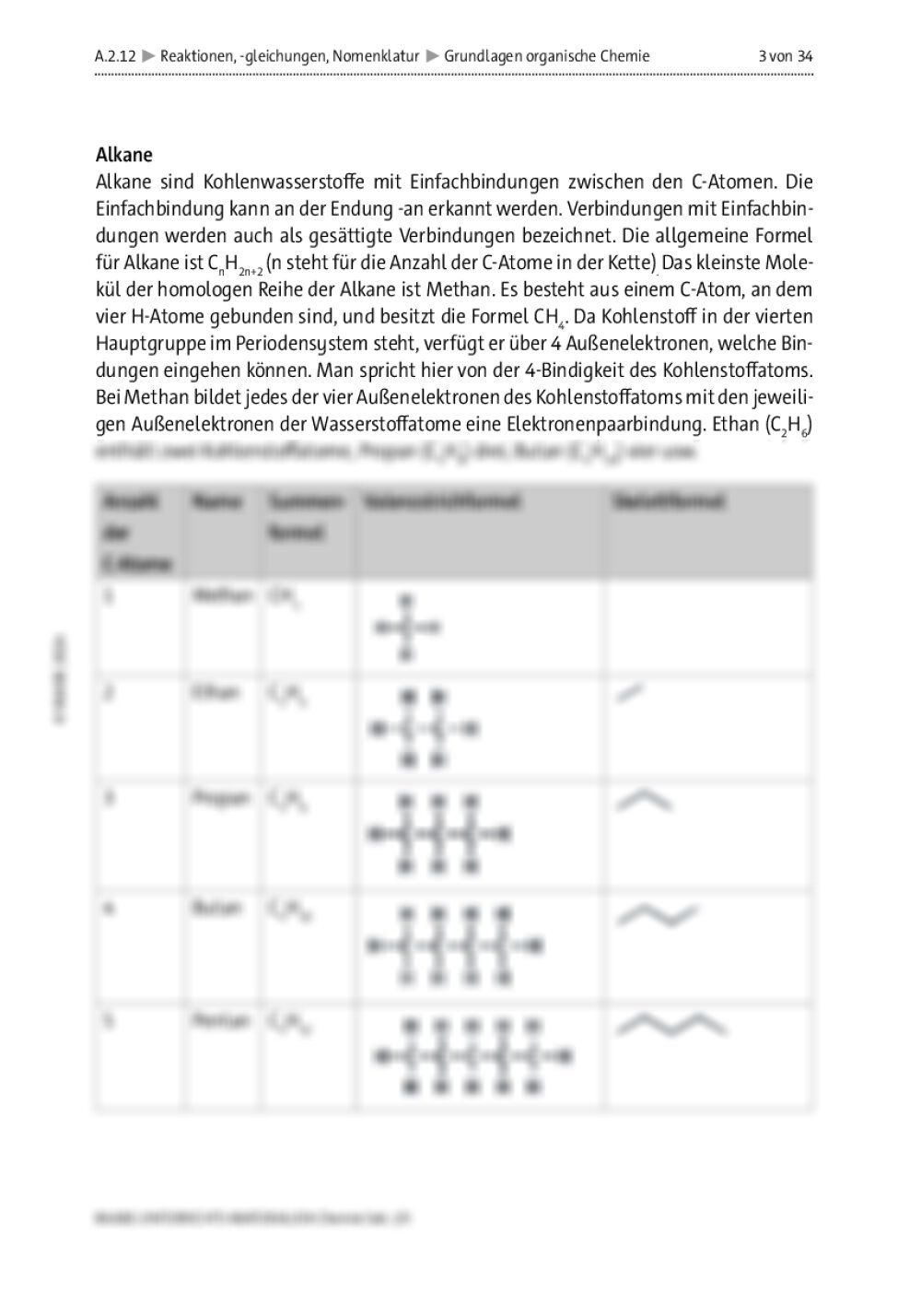 Grundlagen Der Organischen Chemie: Übungsaufgabensammlung | RAAbits Online