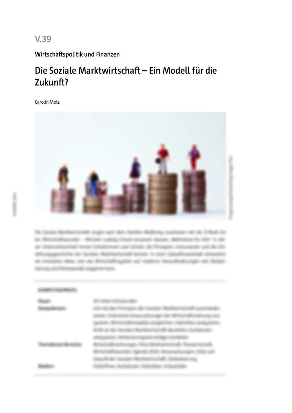 Die Soziale Marktwirtschaft - Seite 1