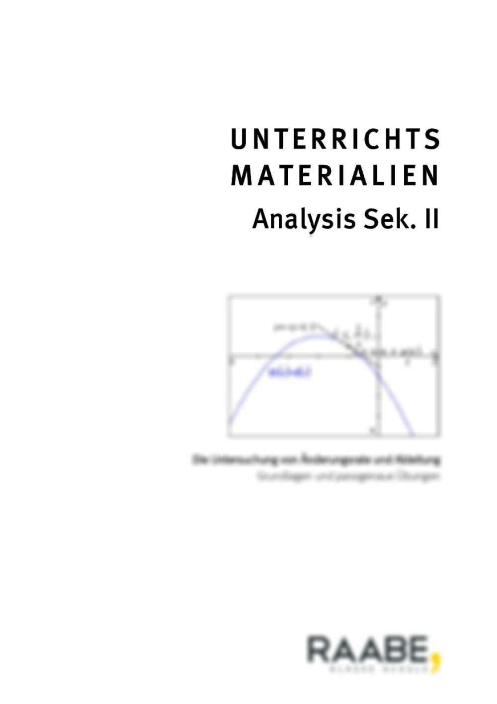 Die Untersuchung von Änderungsrate und Ableitung - Seite 1