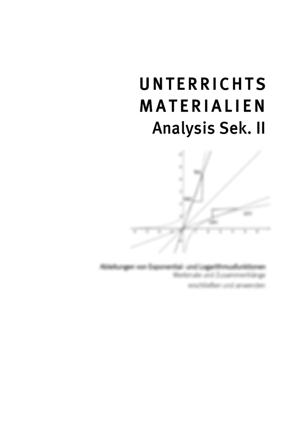 Ableitungen von Exponential- und Logarithmusfunktionen - Seite 1