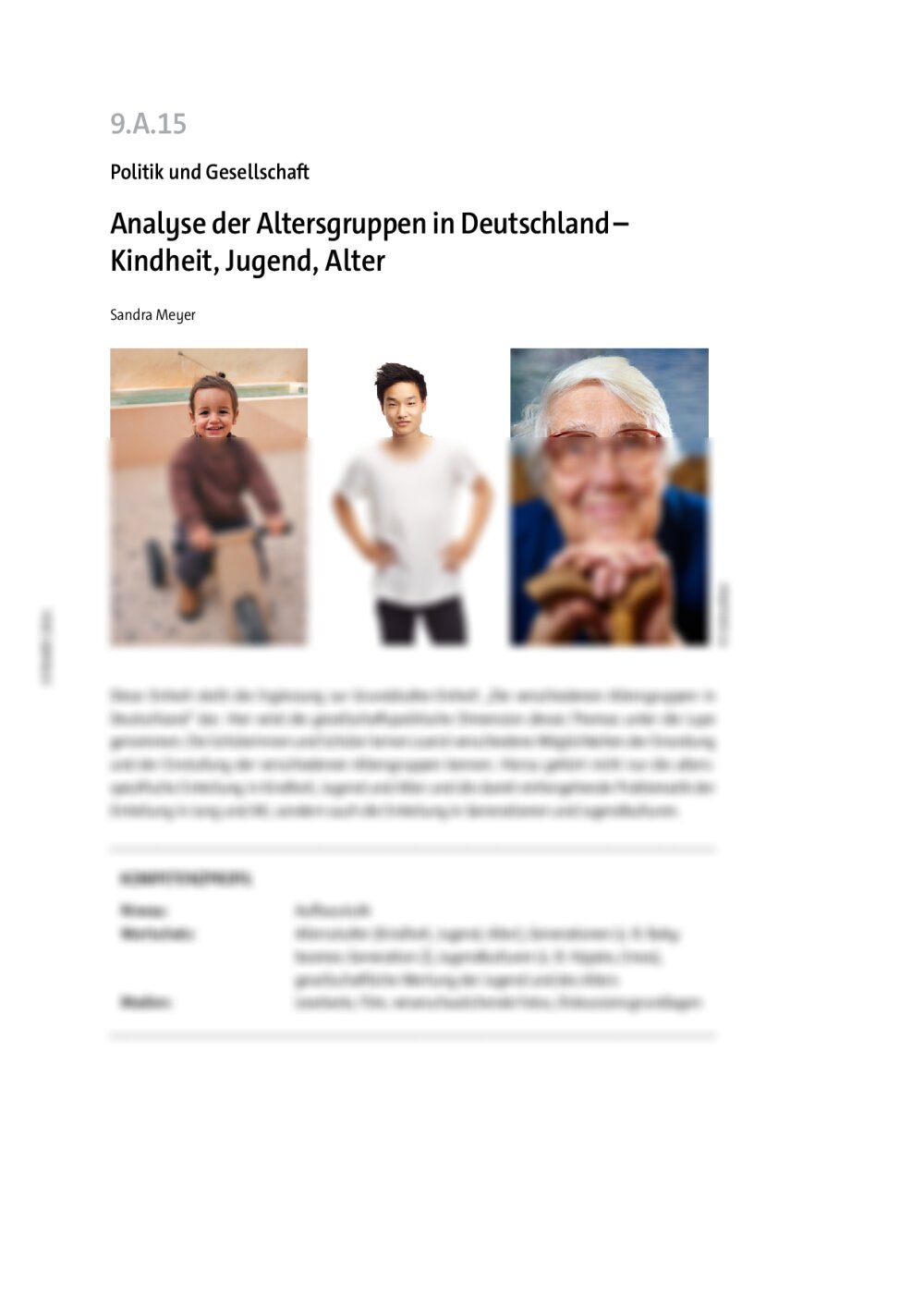 Analyse der Altersgruppen in Deutschland - Seite 1