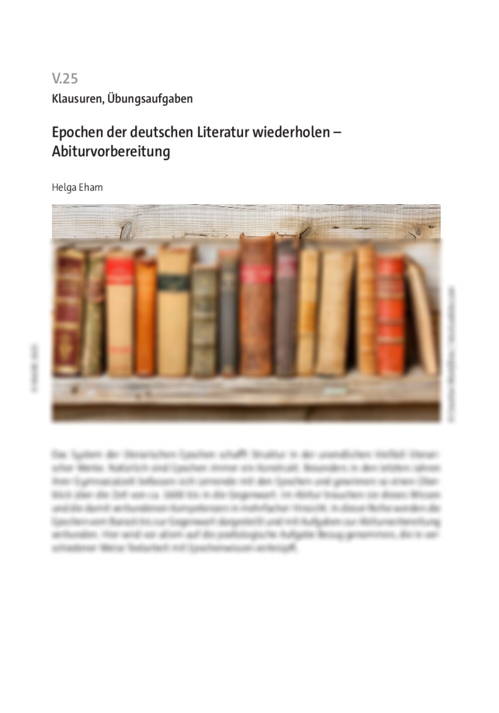 Epochen der deutschen Literatur wiederholen  - Seite 1