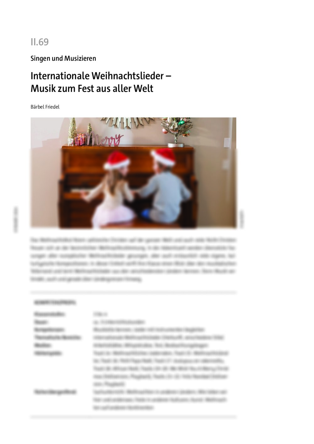 Internationale Weihnachtslieder - Seite 1