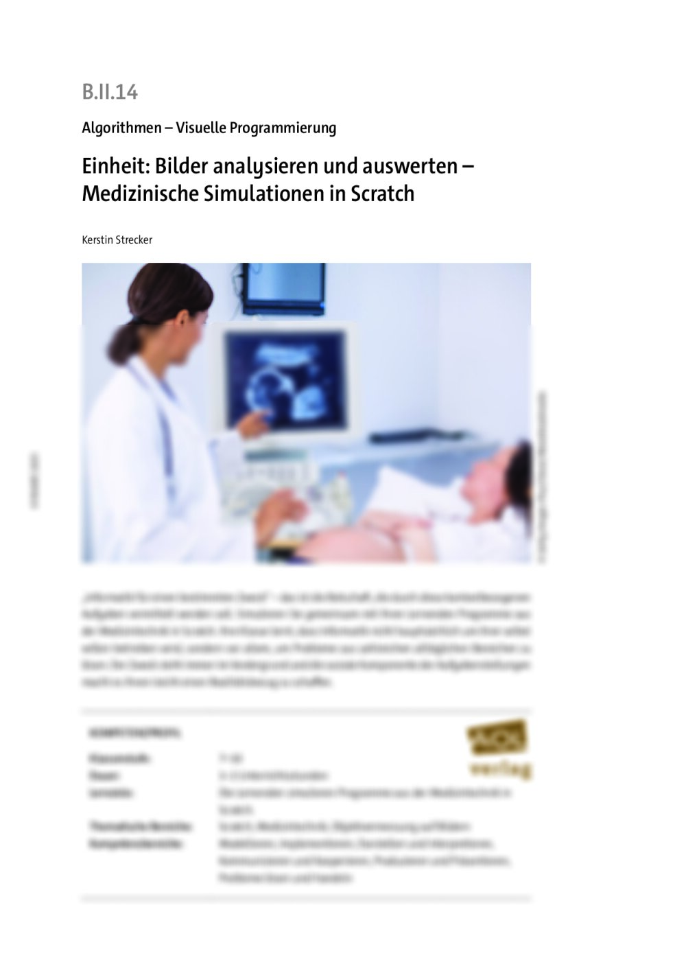 Einheit: Bilder analysieren und auswerten - Seite 1