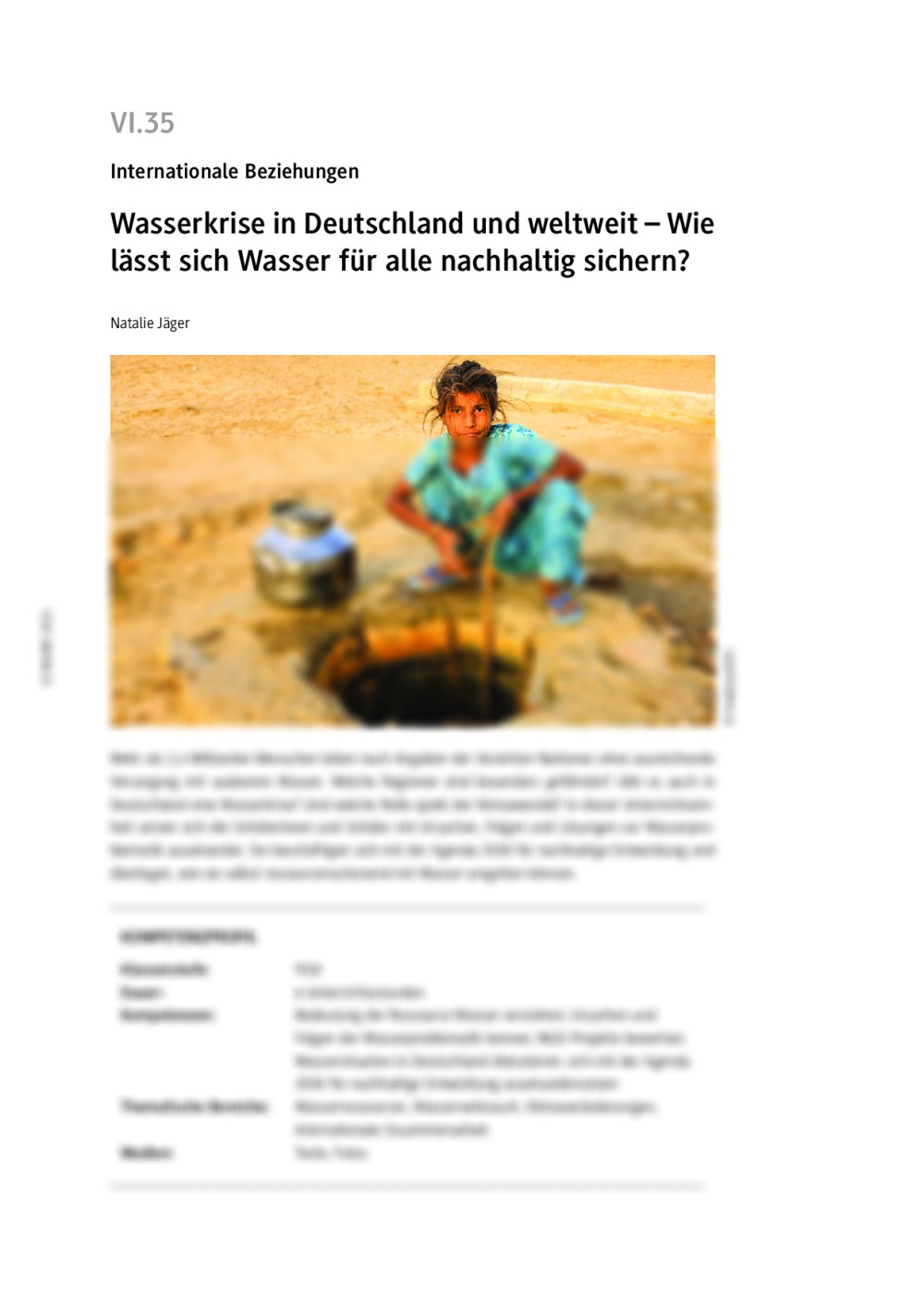 Wasserkrise in Deutschland und weltweit - Seite 1