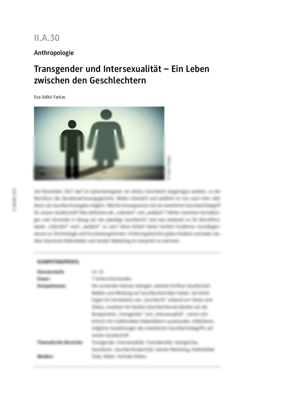 Transgender und Intersexualität - Seite 1