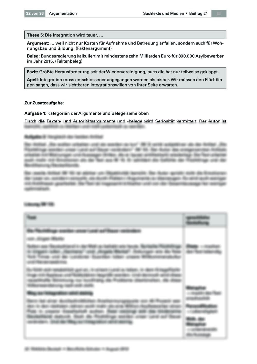 Die Argumentationsstruktur Eines Textes Analysieren | RAAbits Online