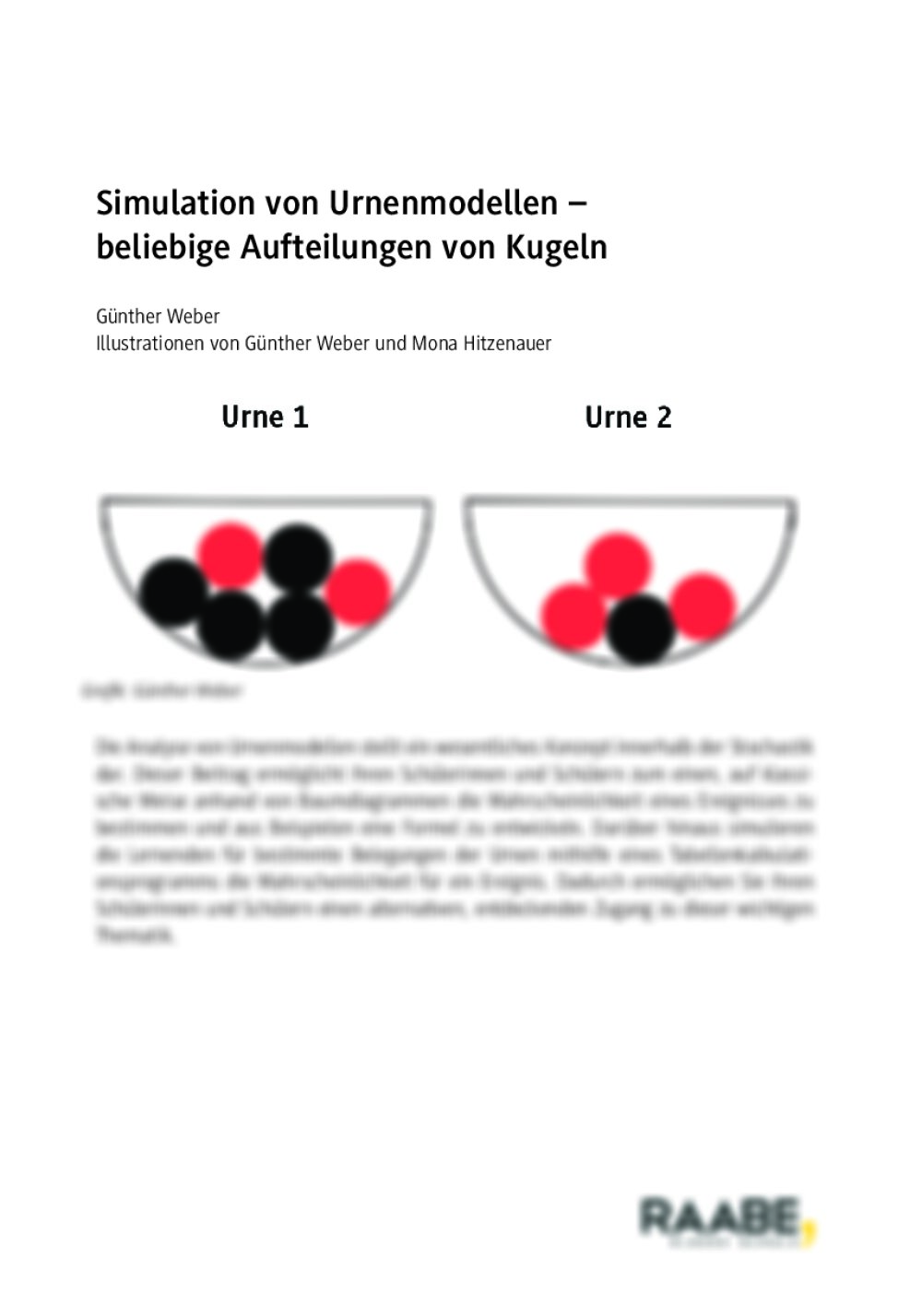 Simulation von Urnenmodellen - Seite 1