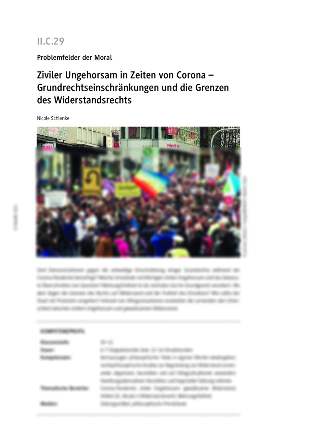 Ziviler Ungehorsam in Zeiten von Corona - Seite 1