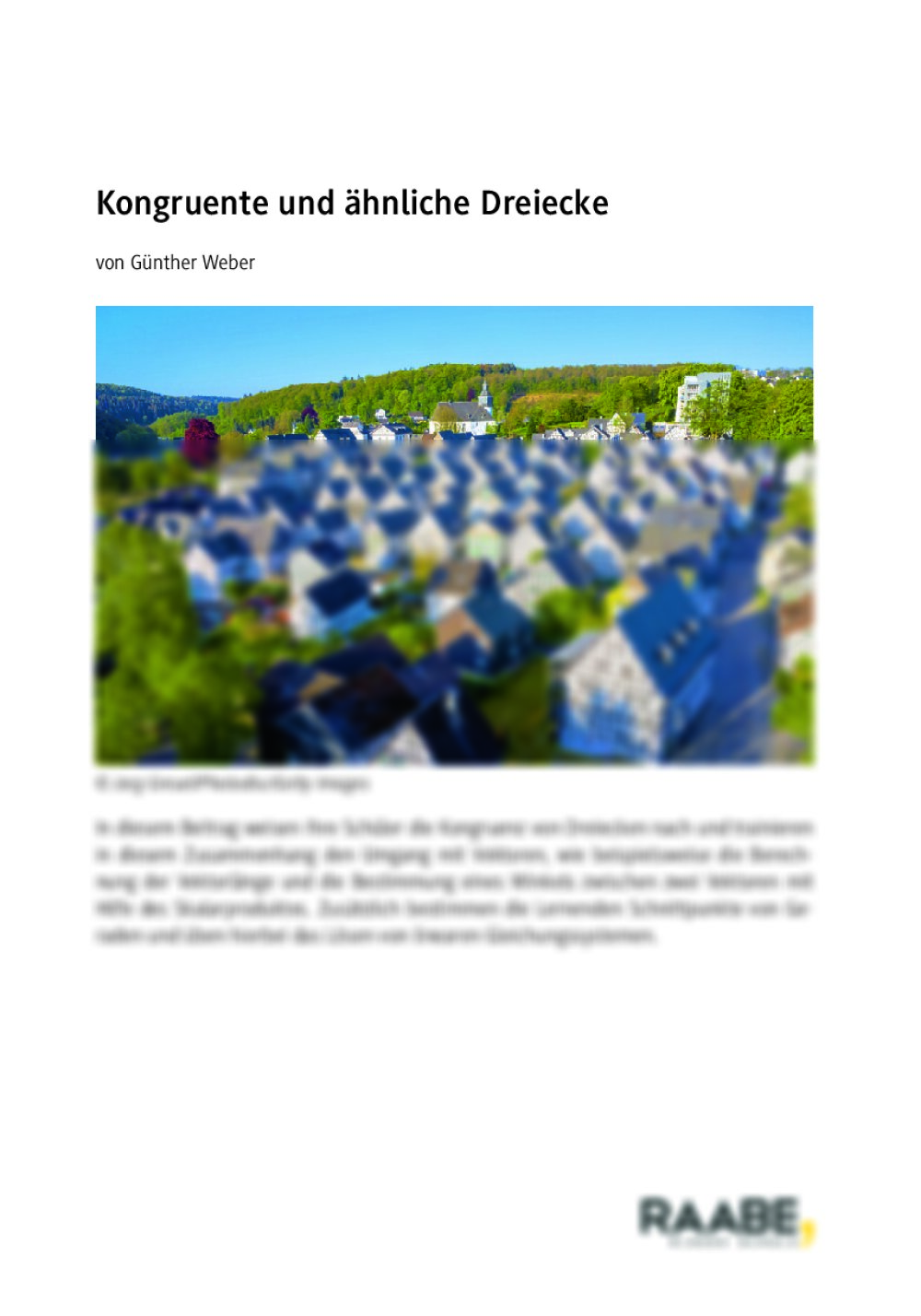 Kongruente und ähnliche Dreiecke - Seite 1