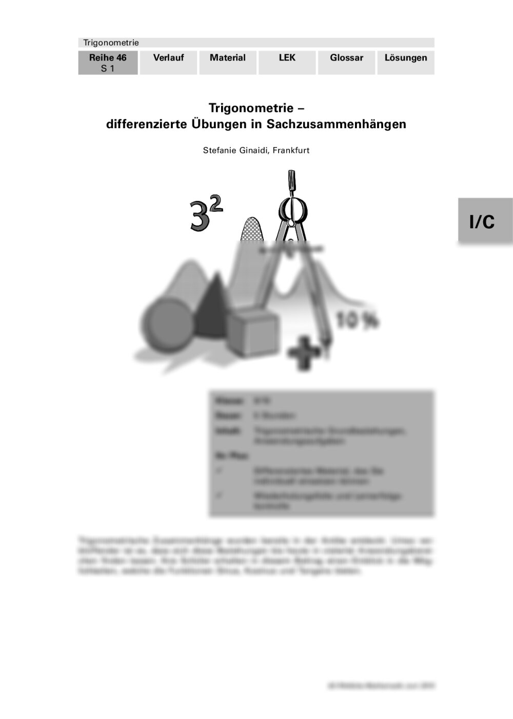 Trigonometrie - Seite 1