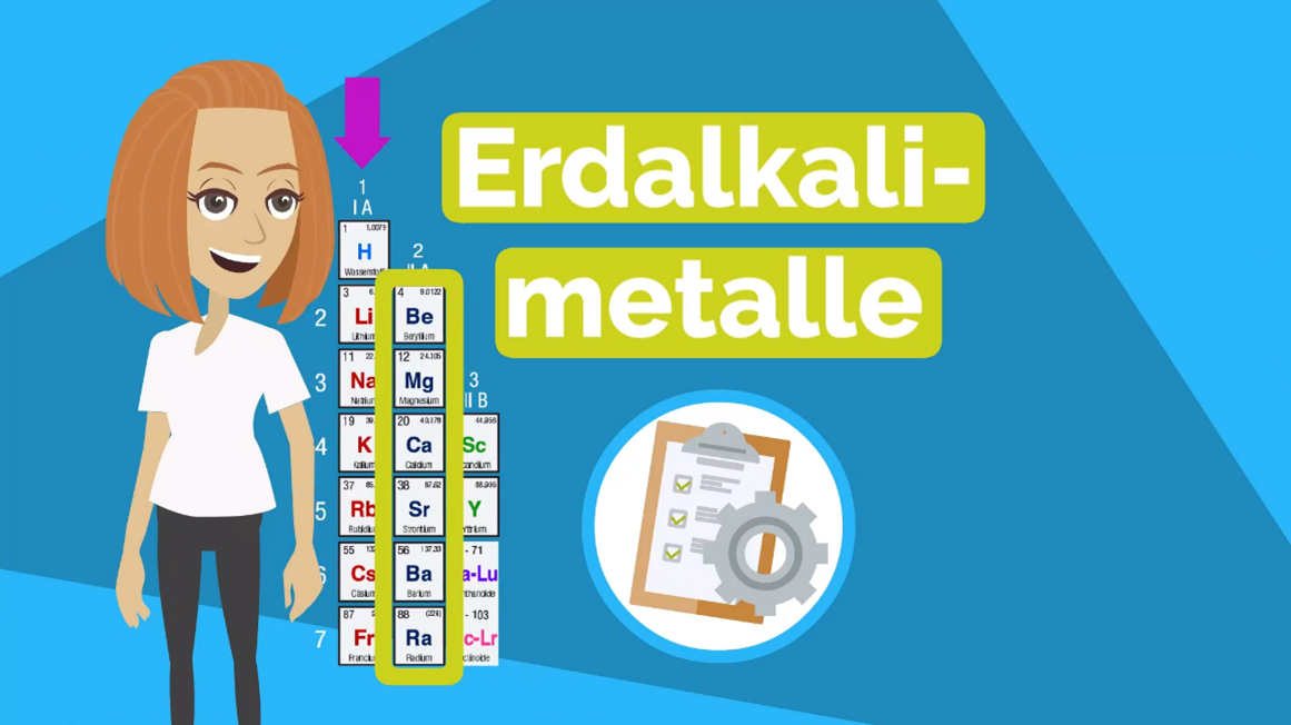 Erklärvideo: Erdalkalimetalle