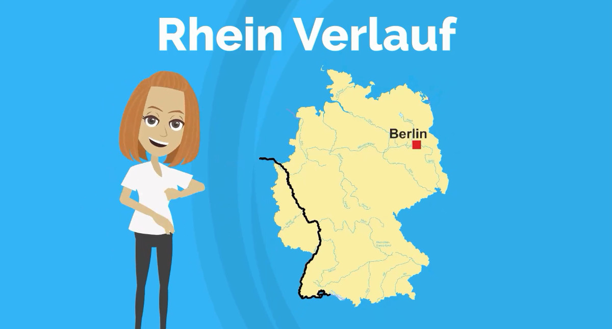 Erklärvideo: Rhein Verlauf 