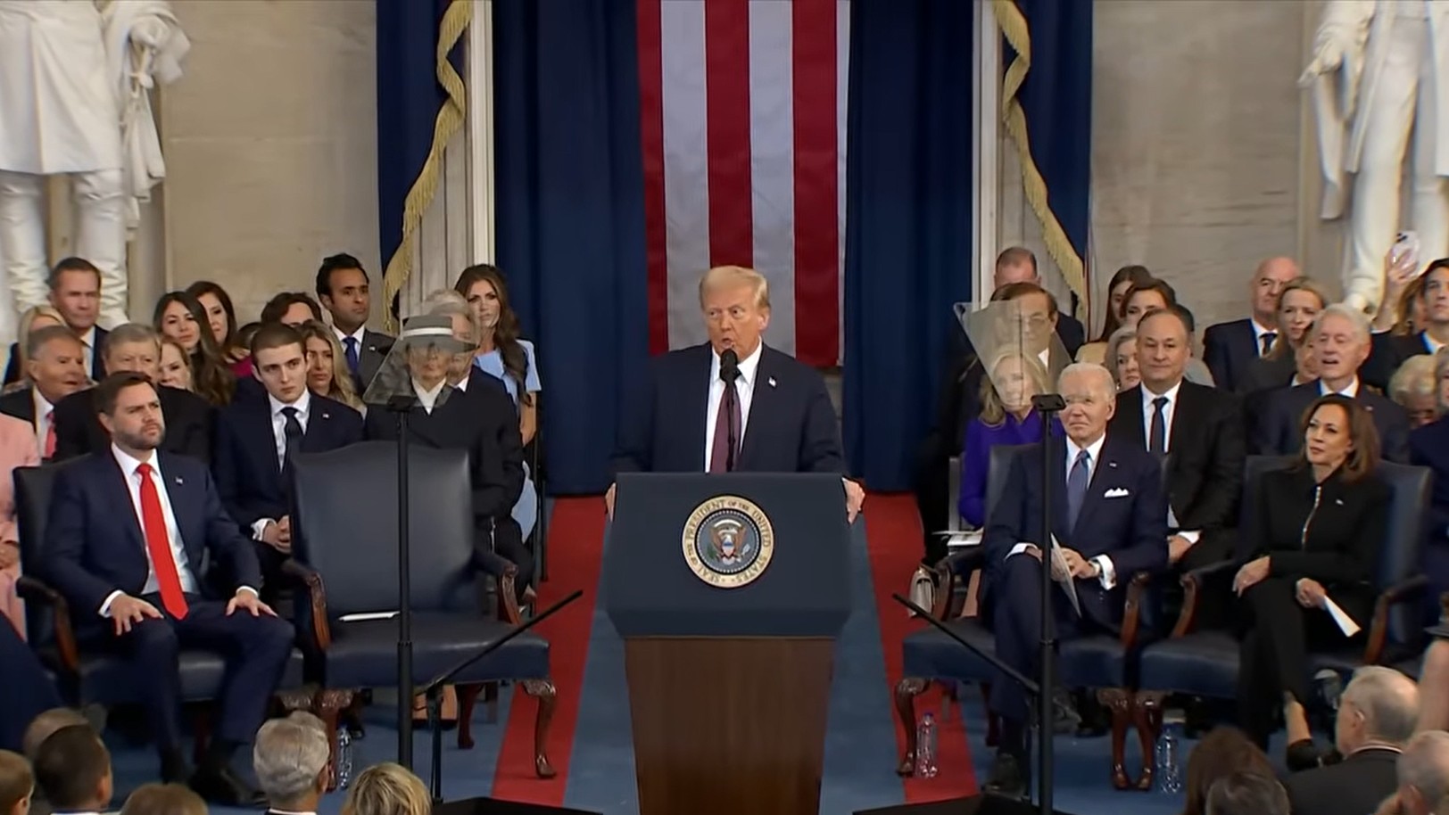 Video – President Trump’s inaugural address, 20 January 2025