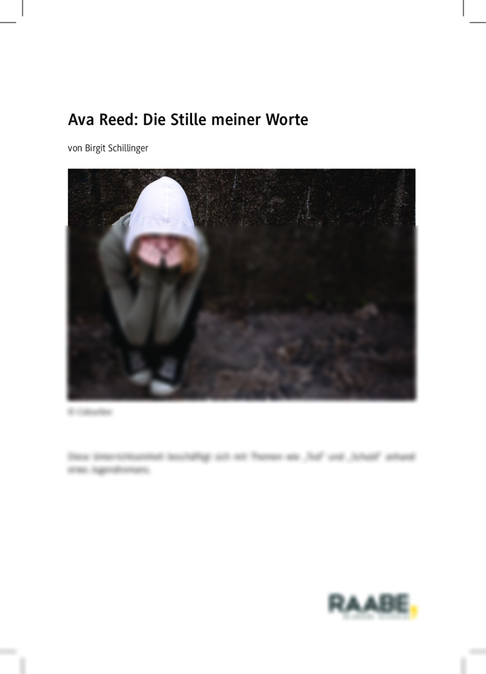 Ava Reed: "Die Stille meiner Worte" - Seite 1