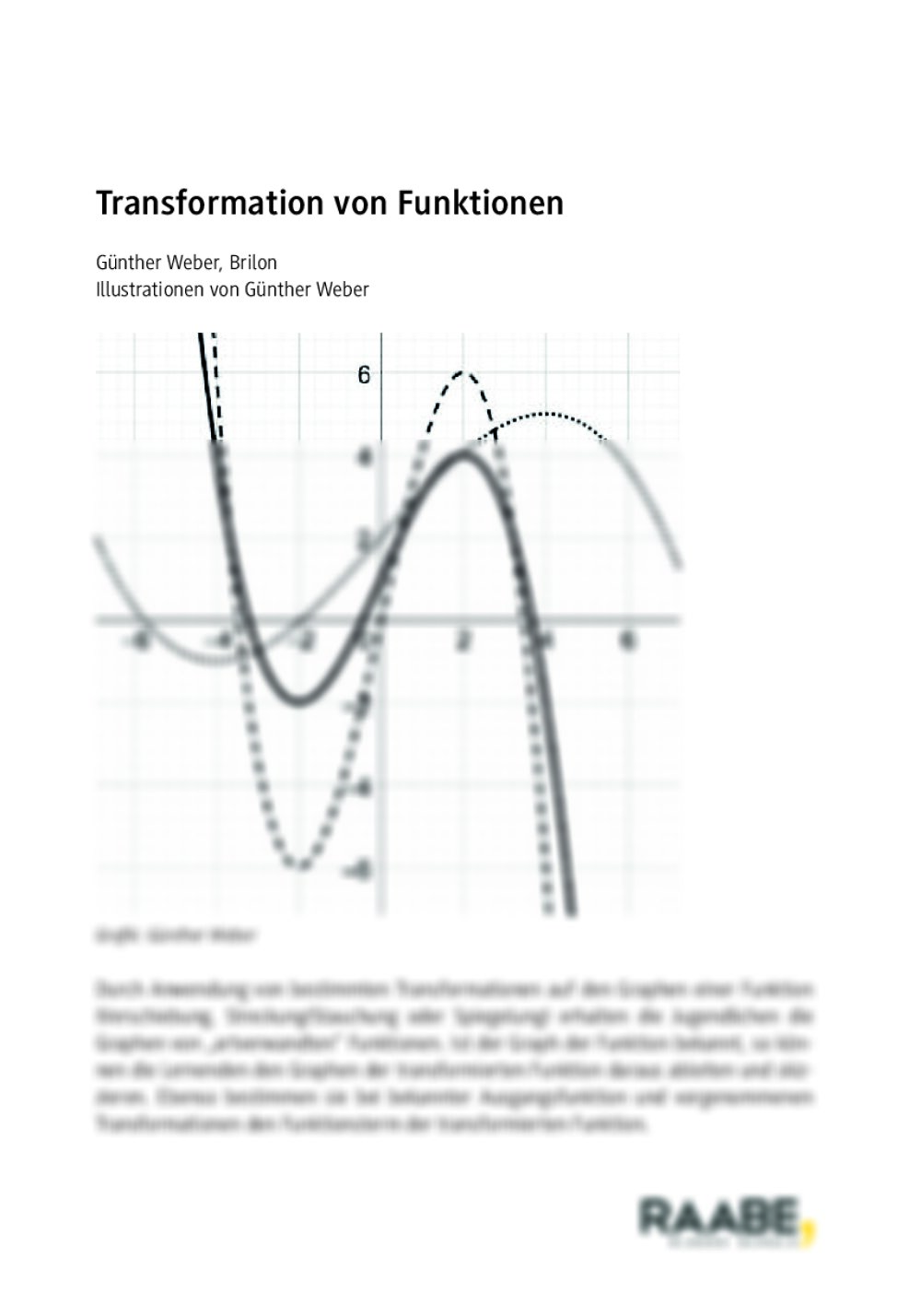 Transformation von Funktionen - Seite 1