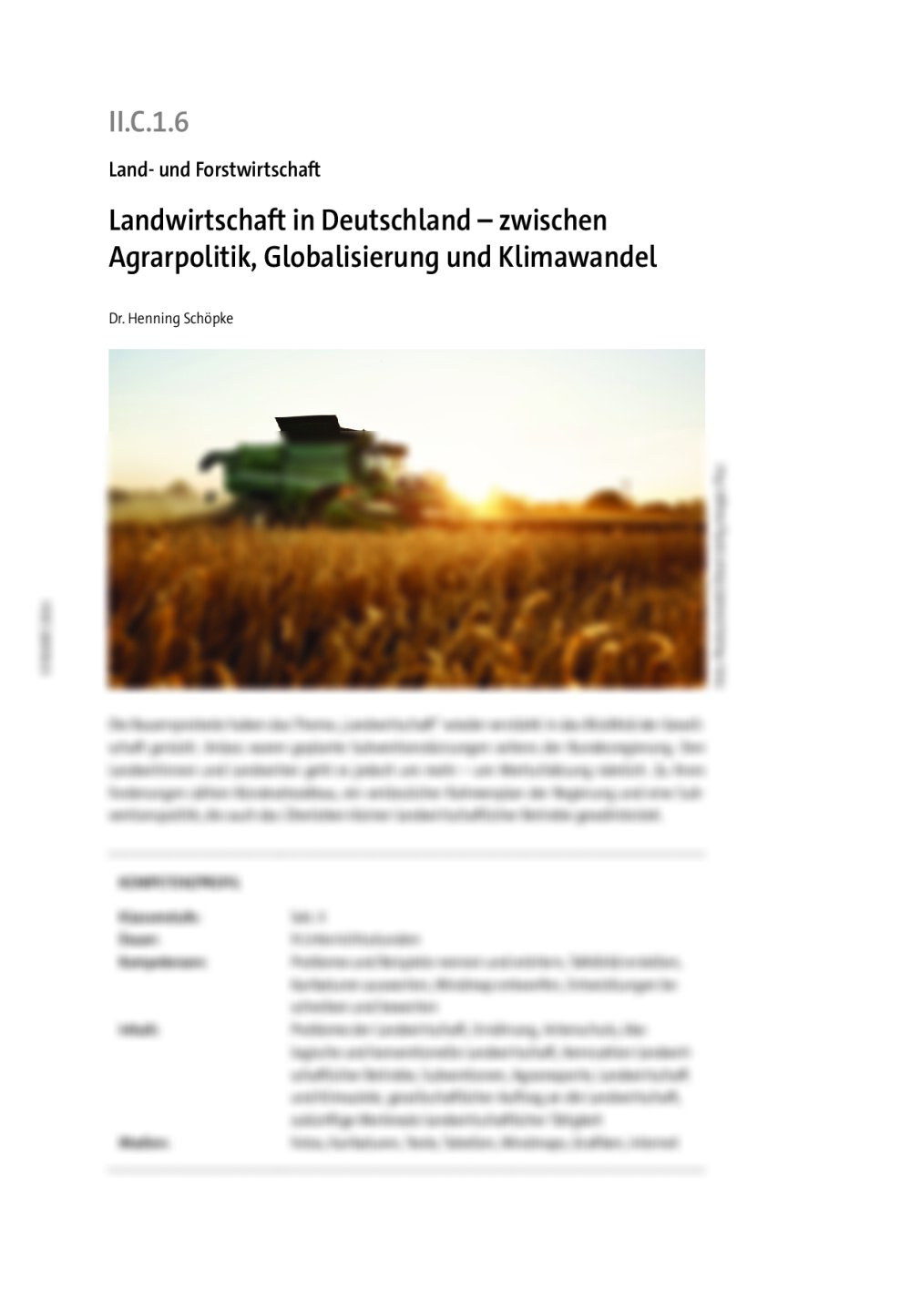 Landwirtschaft in Deutschland  - Seite 1