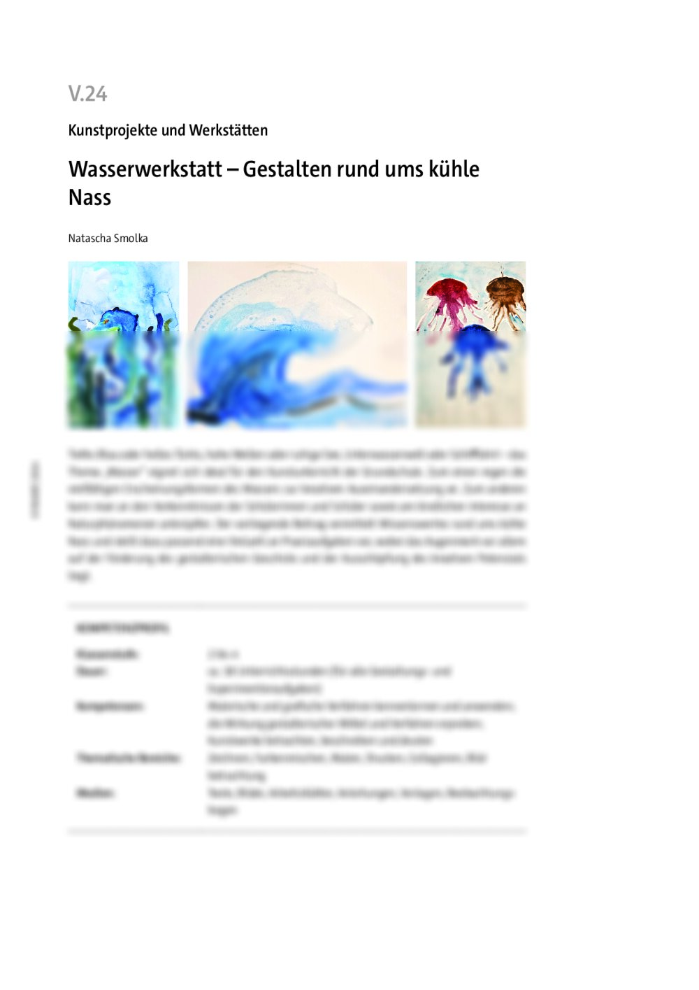 Wasserwerkstatt - Seite 1