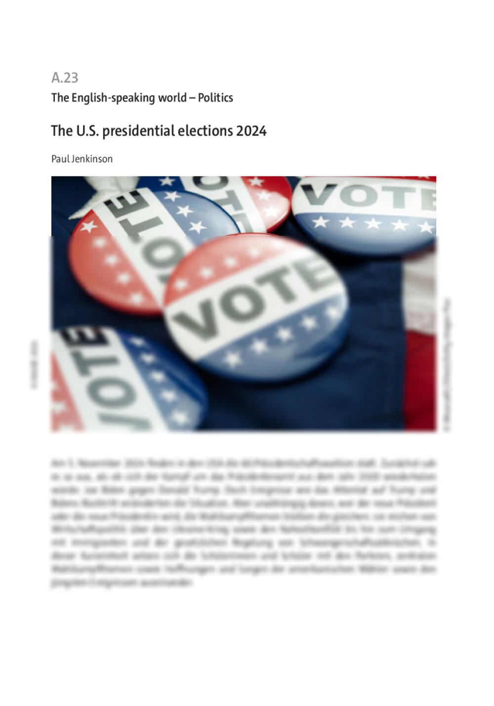 The U.S. presidential elections 2024 - Seite 1