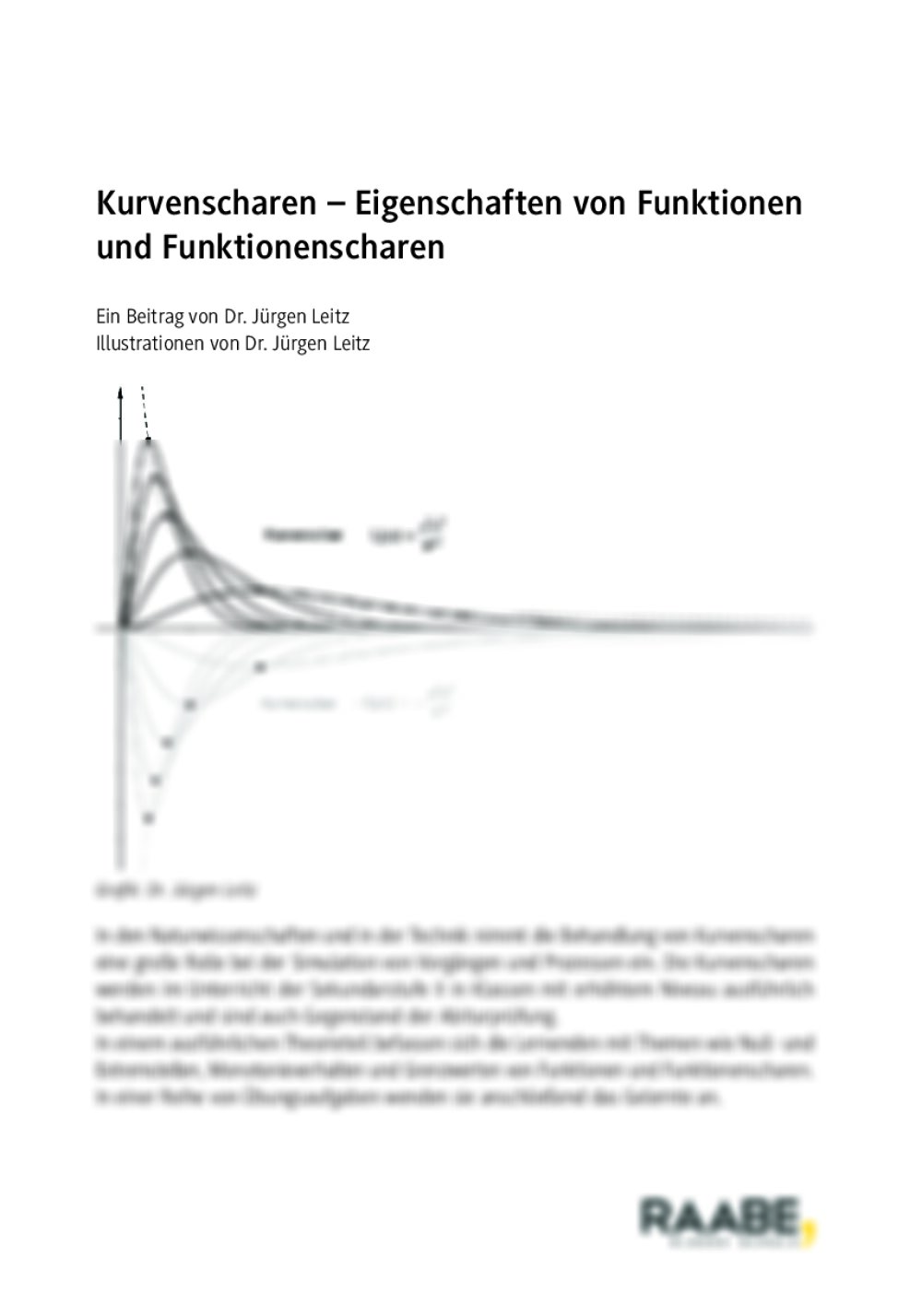 Kurvenscharen - Seite 1