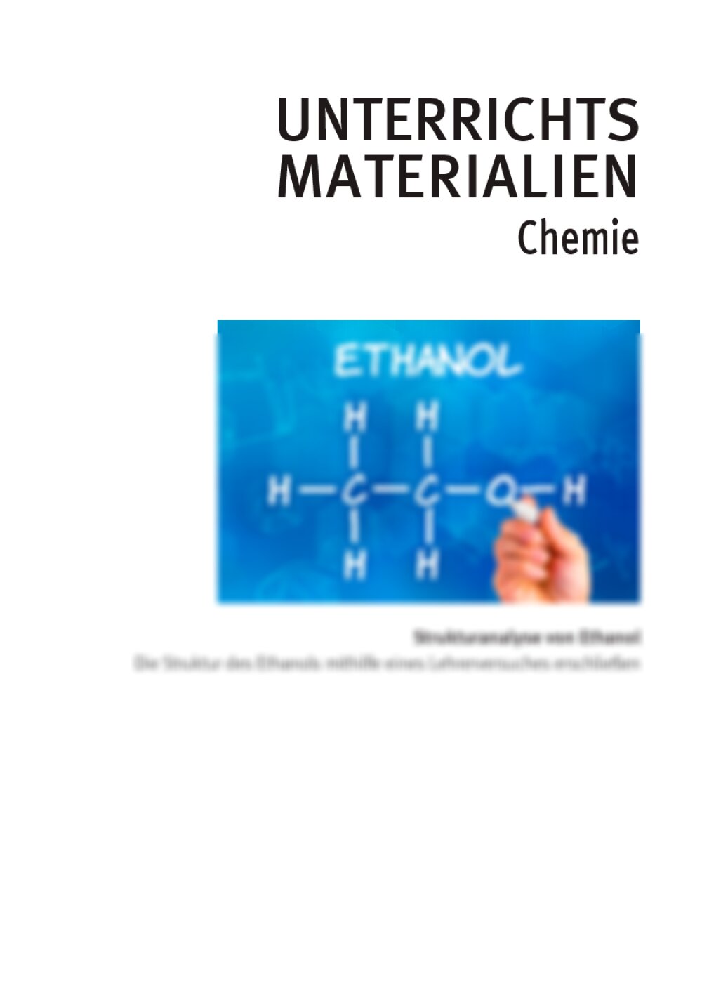 Strukturanalyse von Ethanol - Seite 1