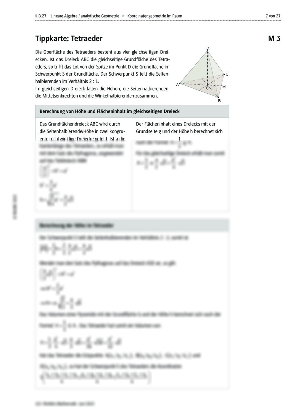 Koordinatengeometrie Im Raum | RAAbits Online