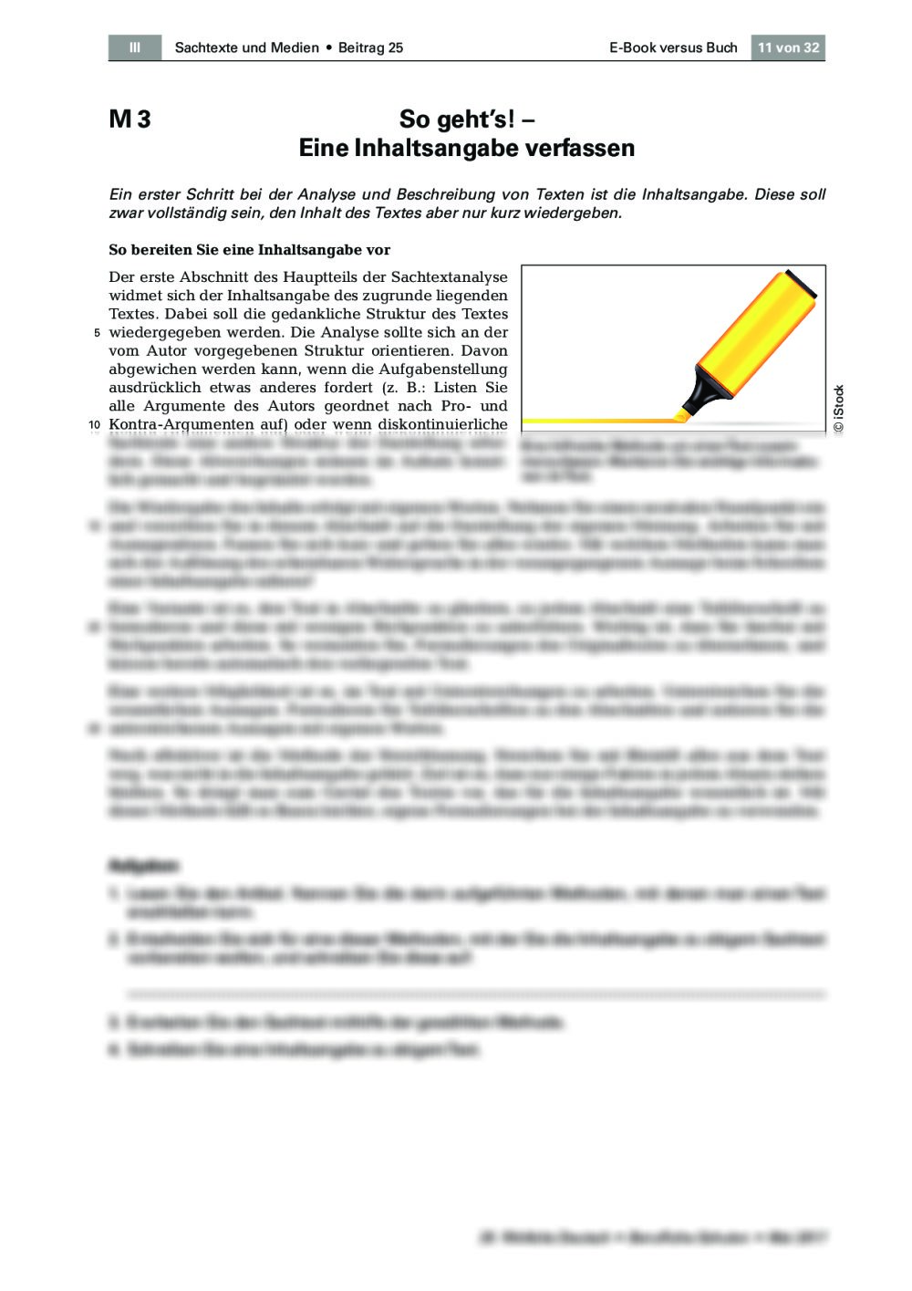 Sachtexte Analysieren | RAAbits Online