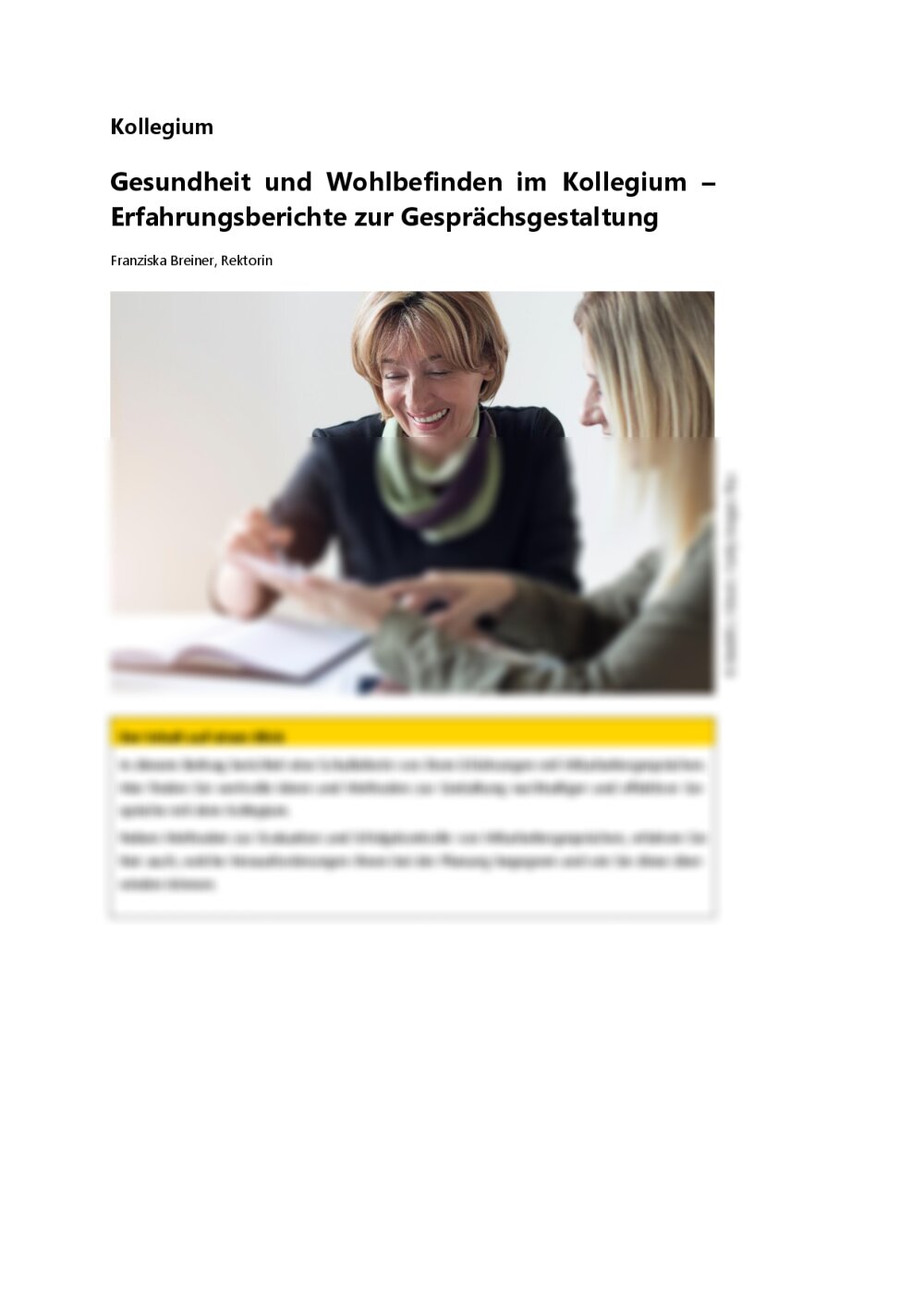 Mitarbeitergespräche: Erfahrungsberichte - Seite 1