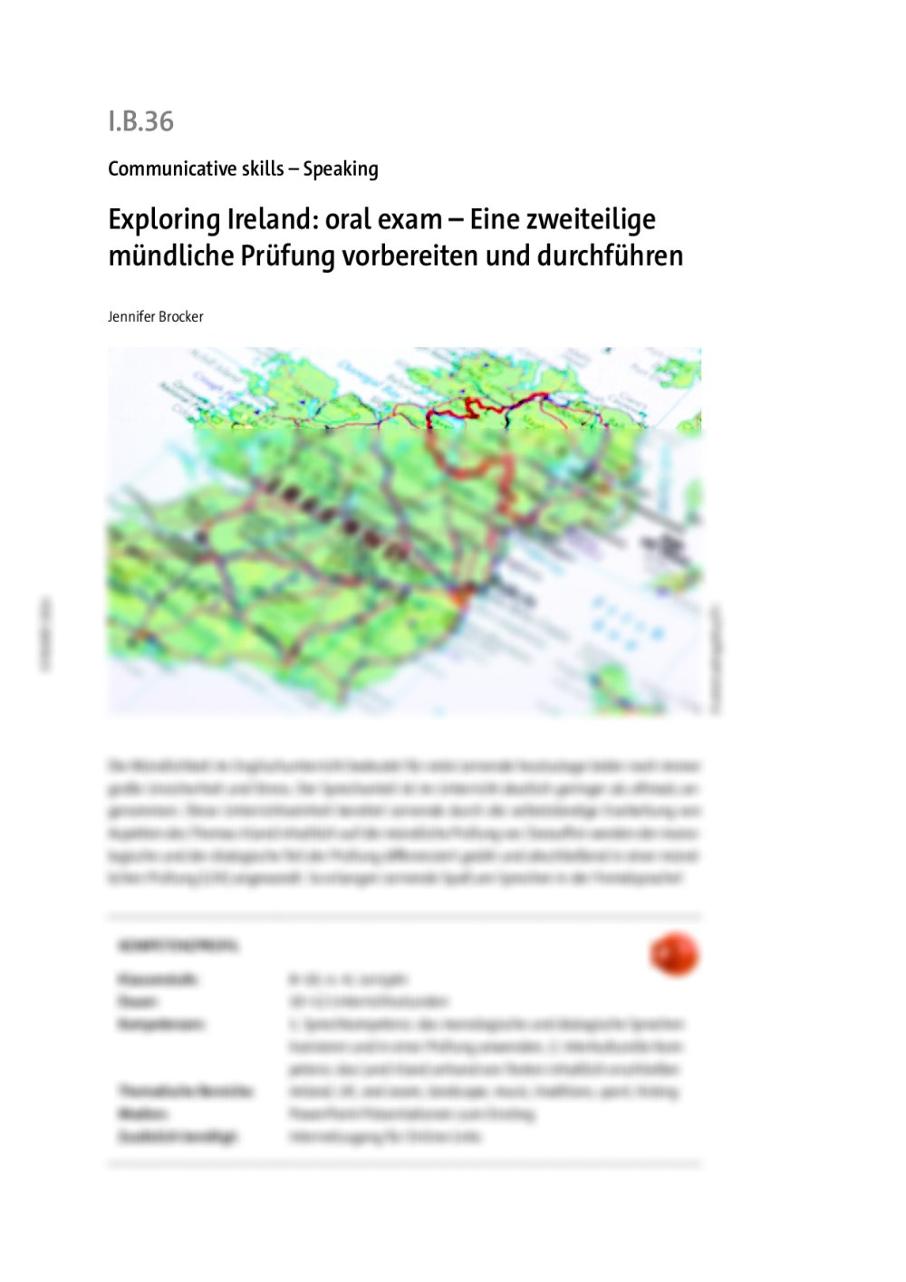 Exploring Ireland: oral exam - Seite 1