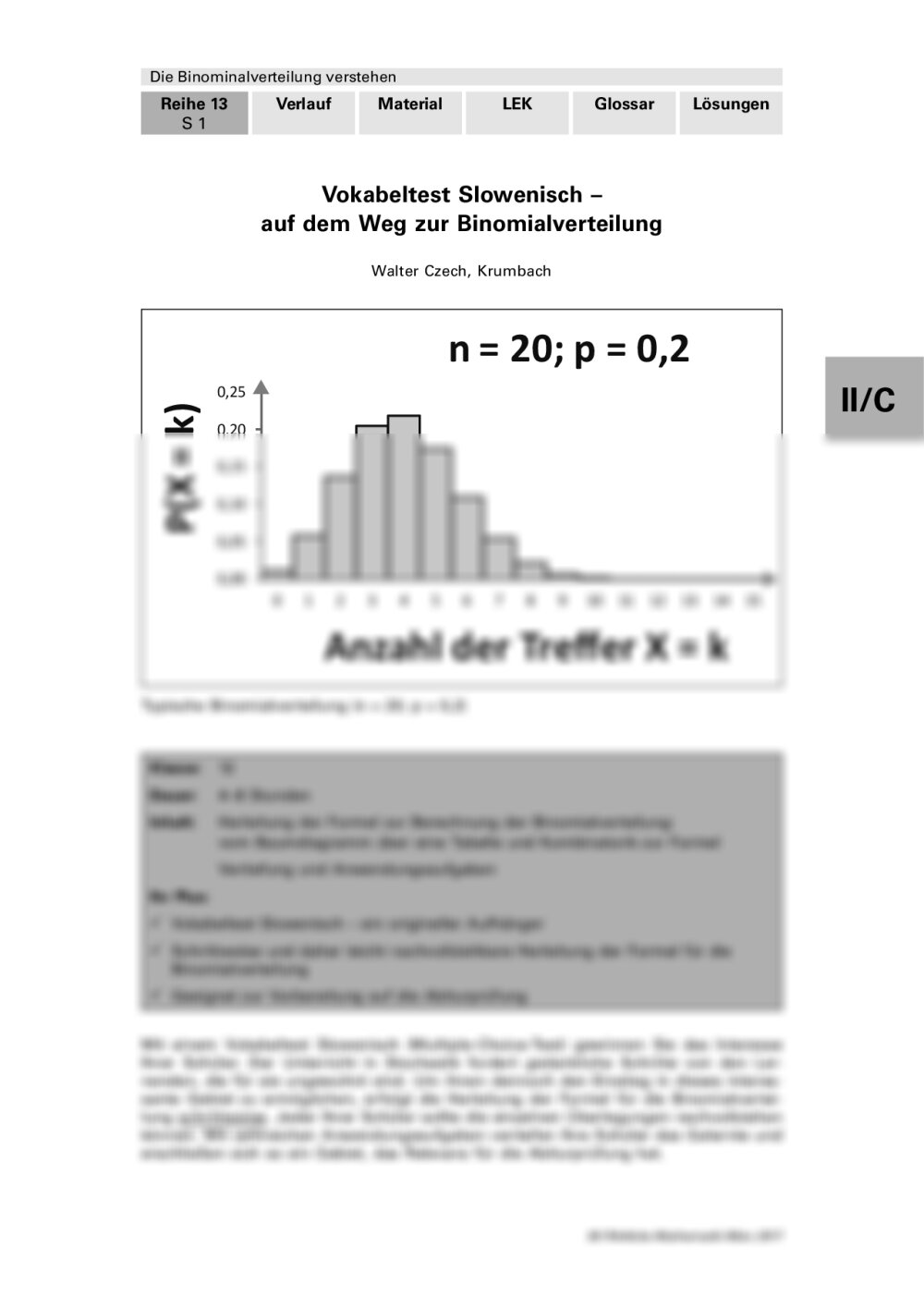 Vokabeltest Slowenisch - Seite 1