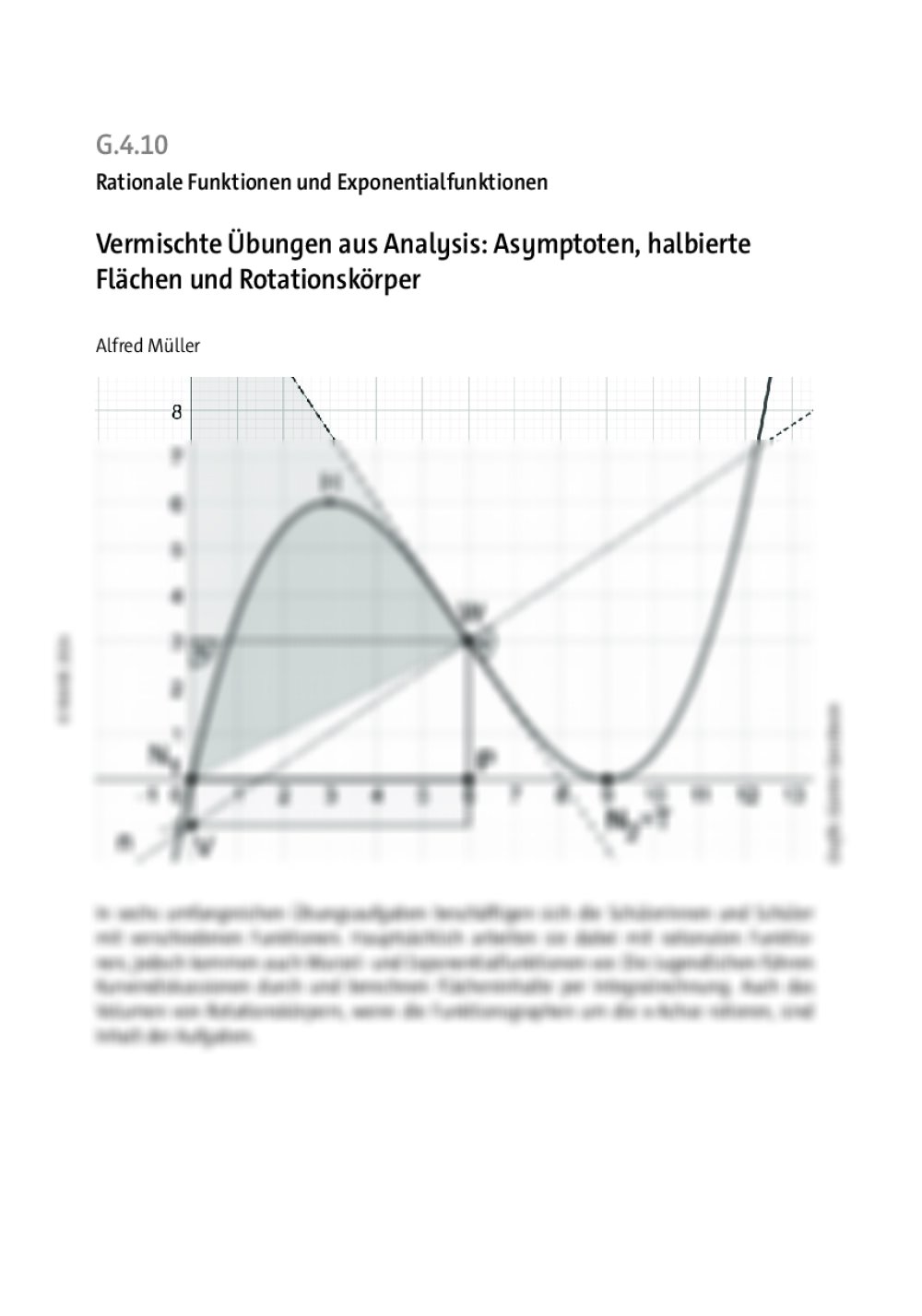 Vermischte Übungen aus Analysis - Seite 1